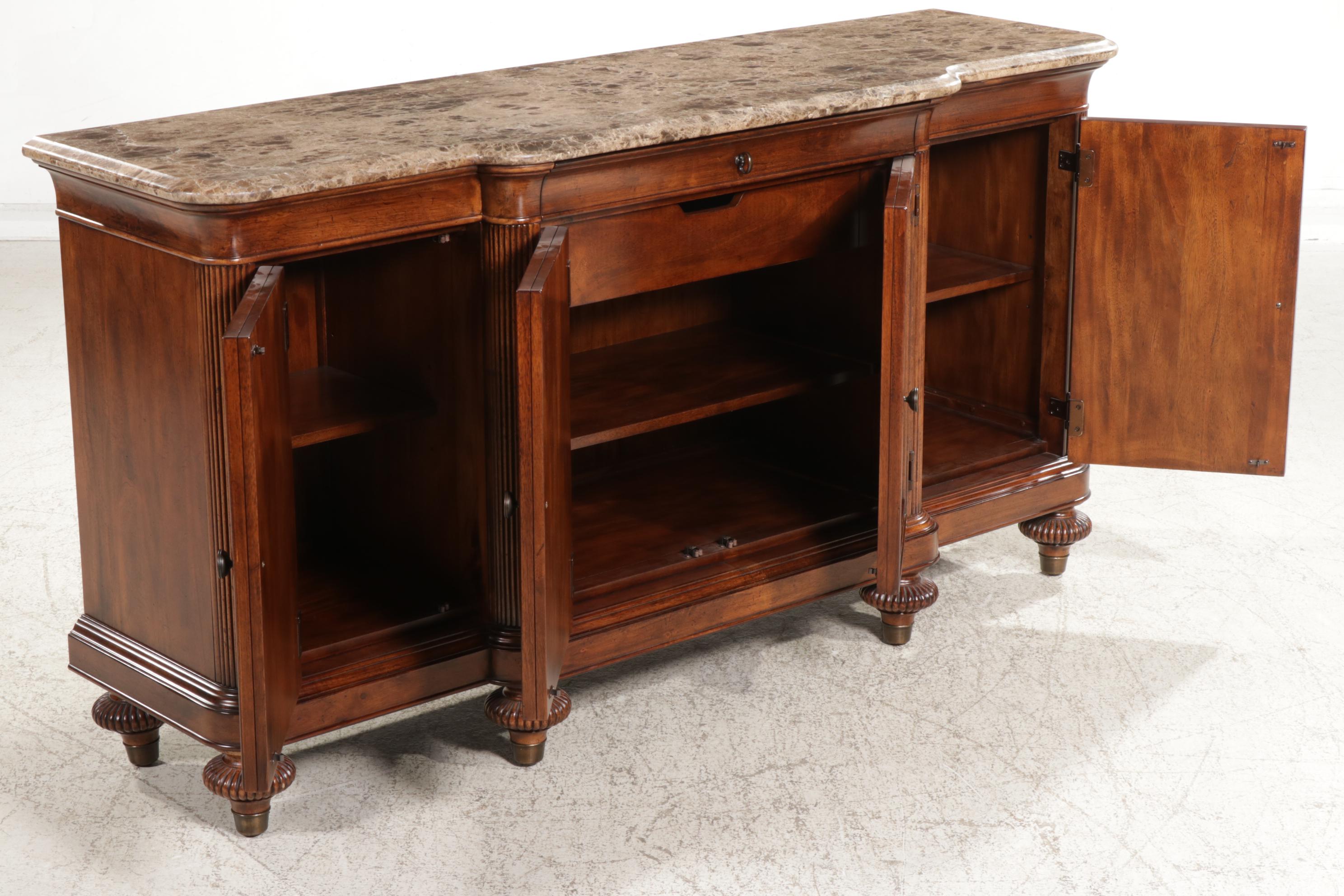 Ernest Hemingway Collection by Thomasville Marble and Hardwood Sideboard