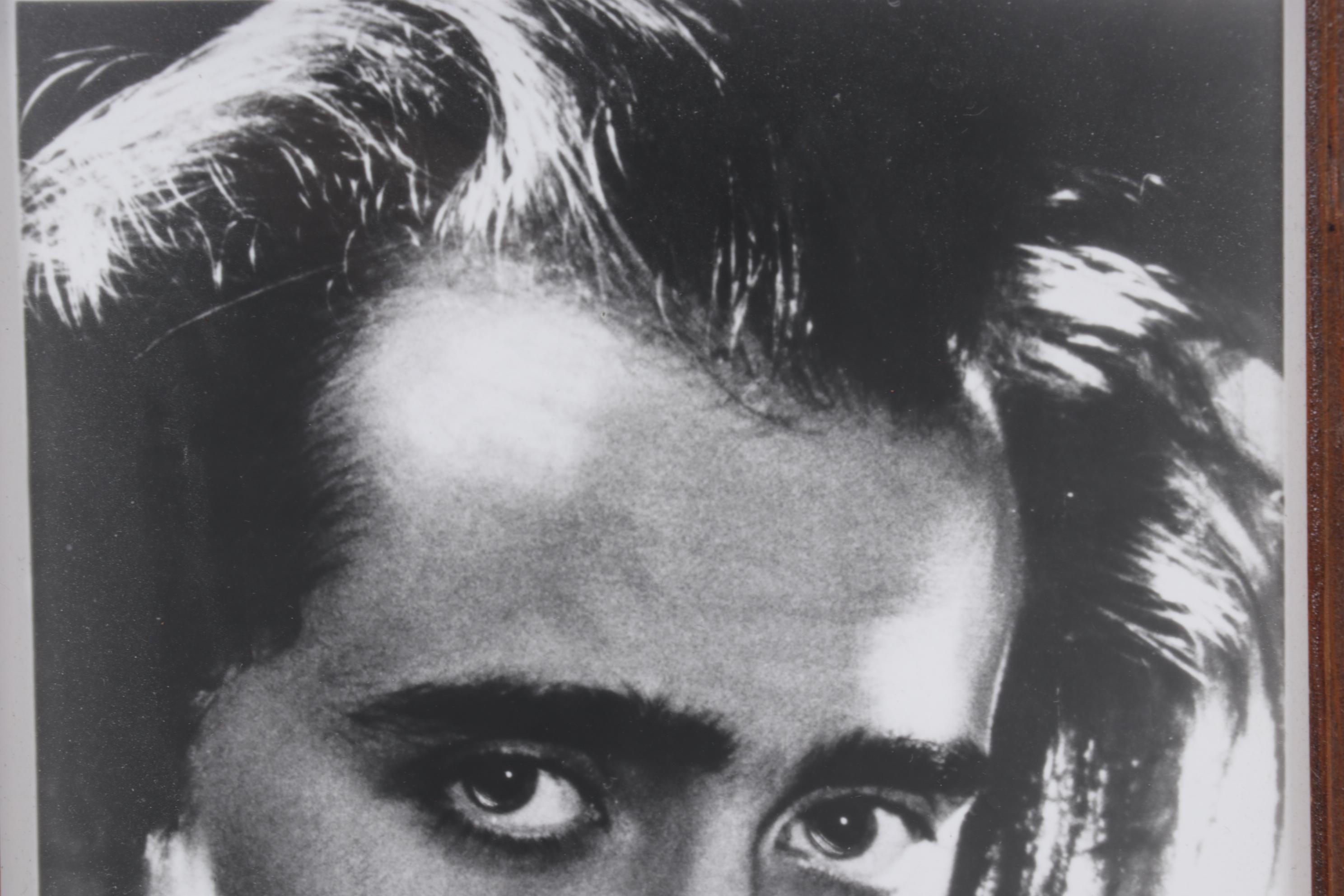 Nicholas Cage Signed Black and White Headshot