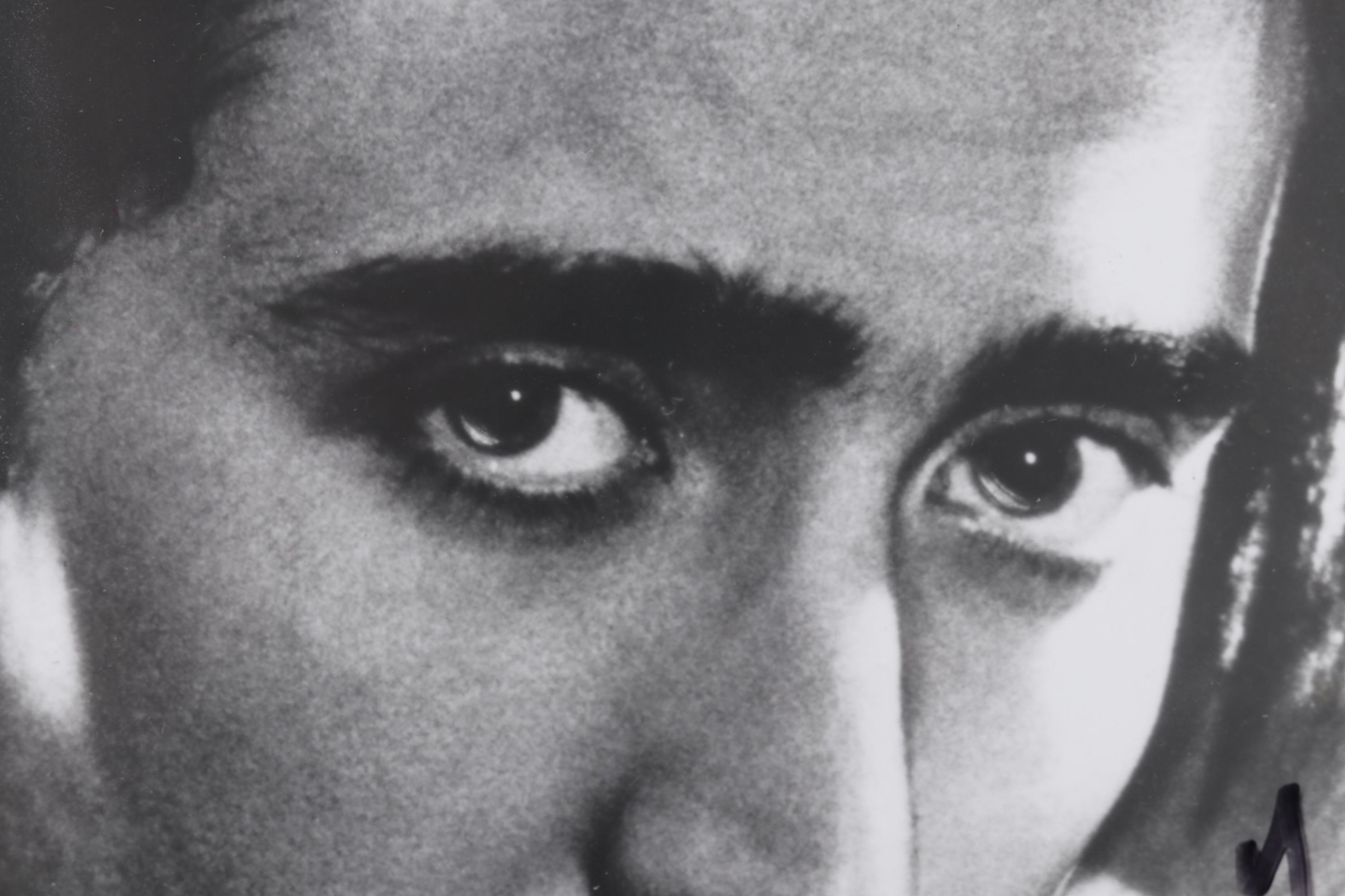 Nicholas Cage Signed Black and White Headshot