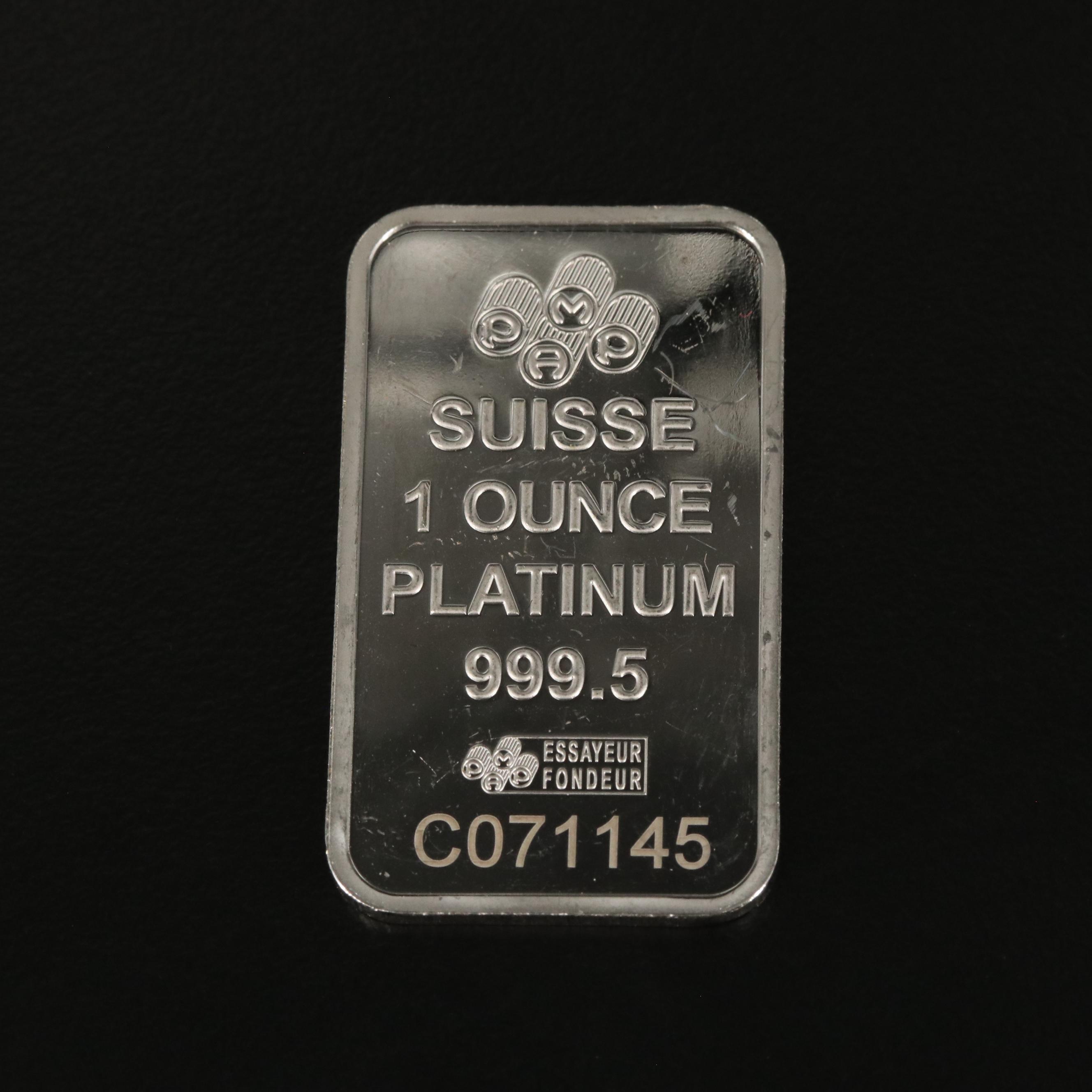 One Ounce Platinum Bar