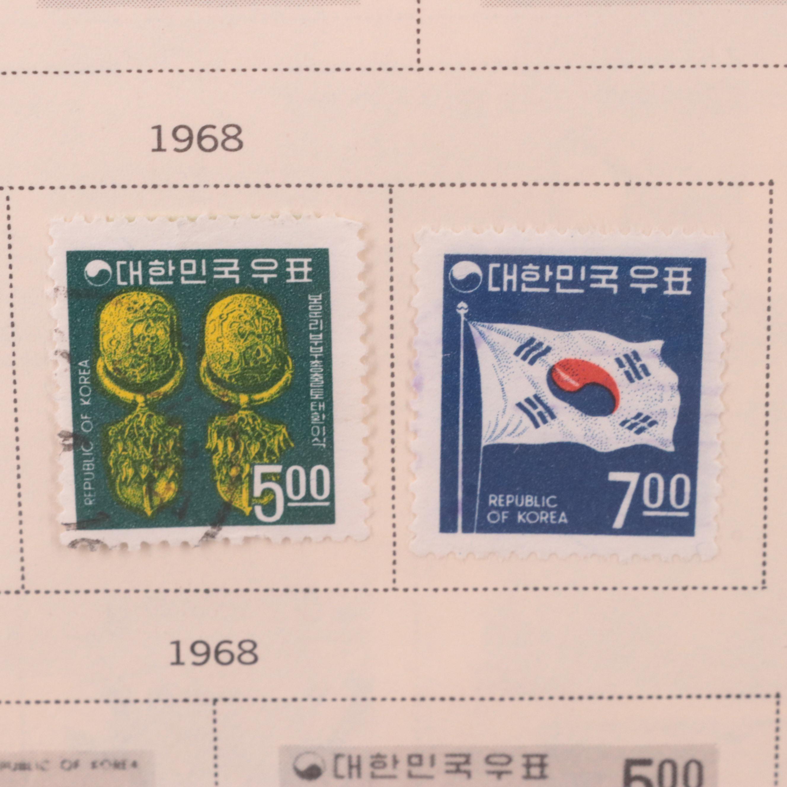 Postage Stamp Collection of World Stamps