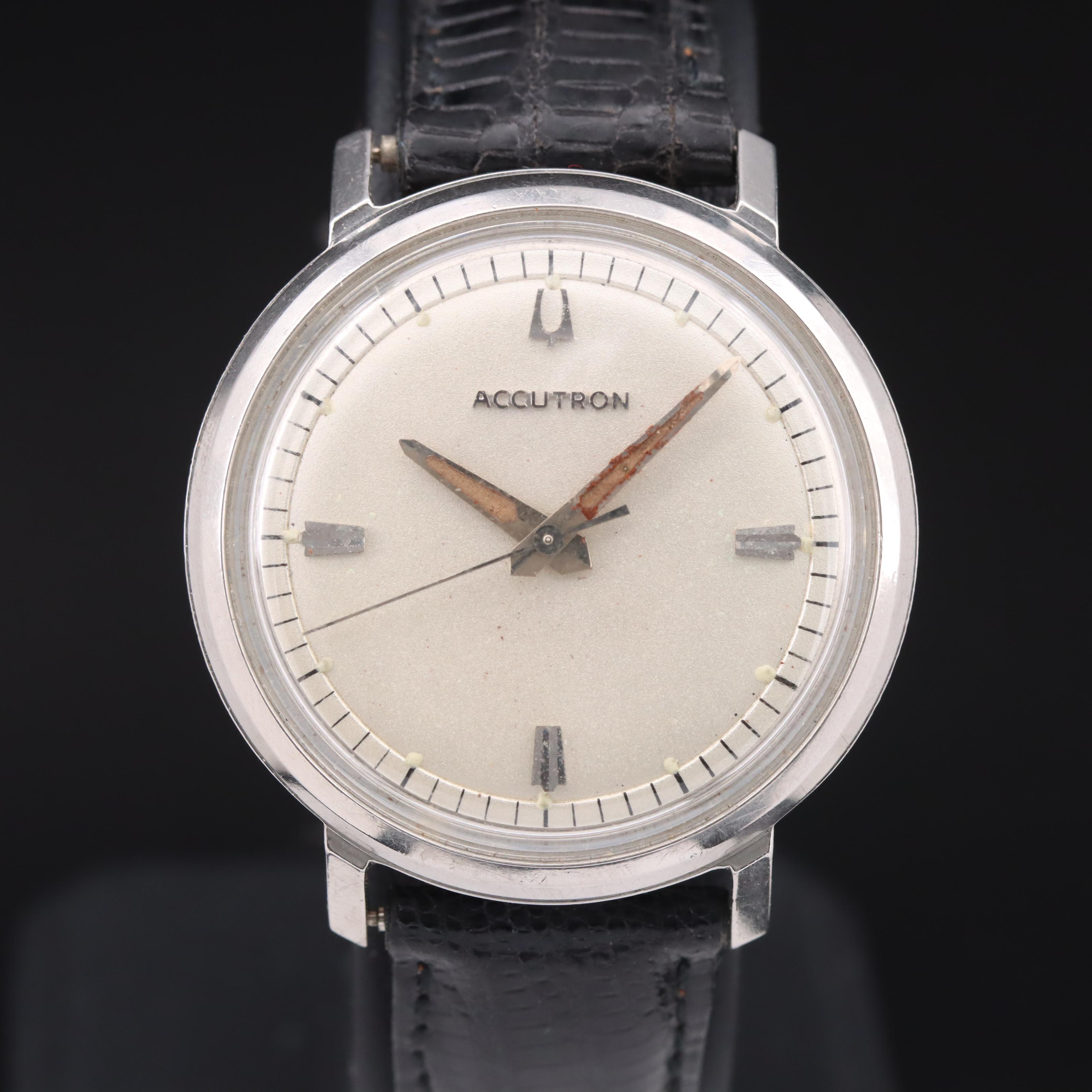 1964 Bulova Accutron Stainless Steel Watch