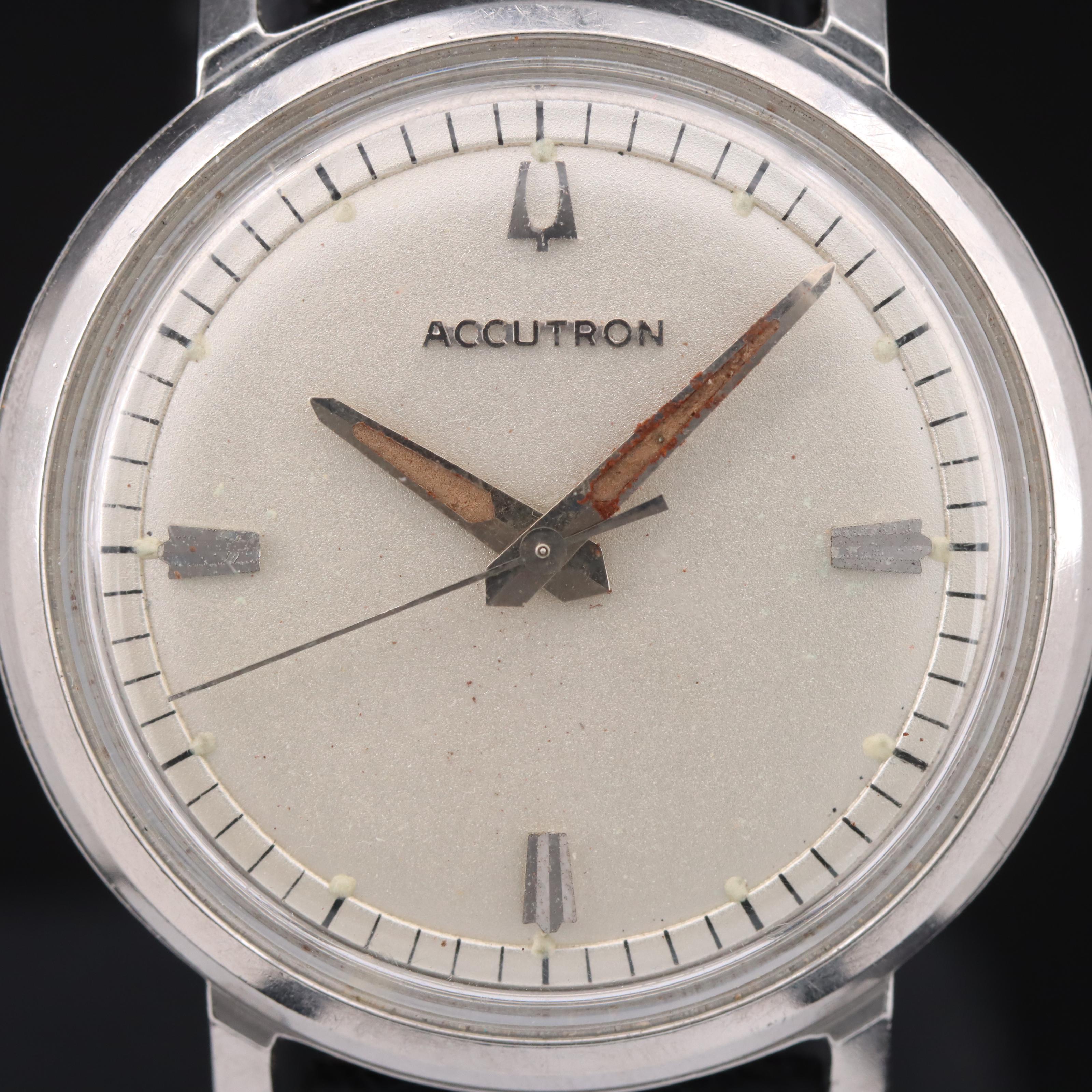 1964 Bulova Accutron Stainless Steel Watch