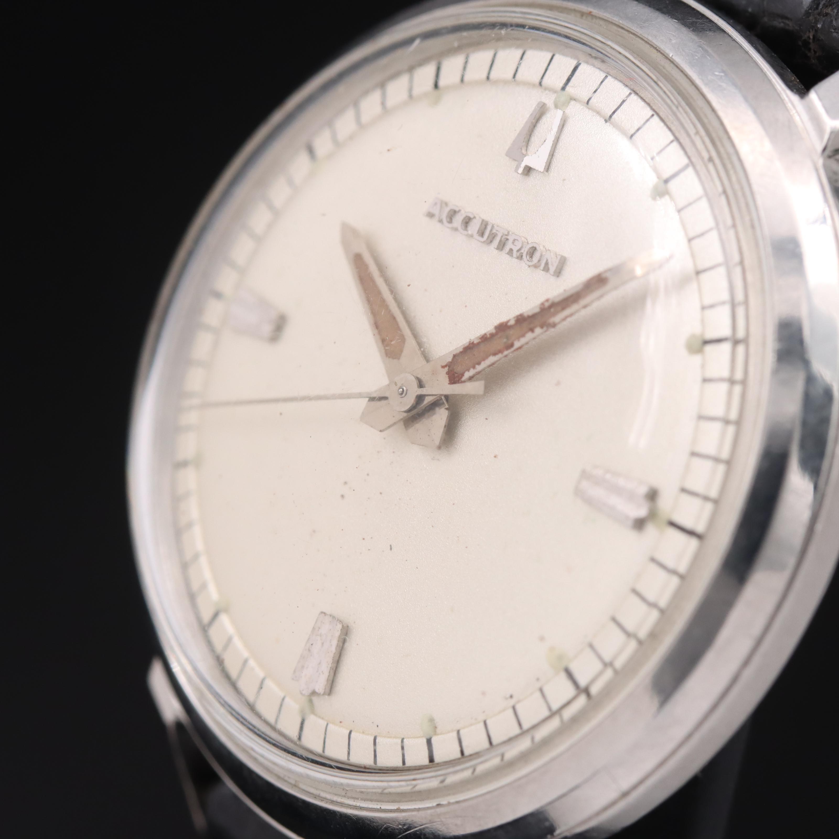 1964 Bulova Accutron Stainless Steel Watch