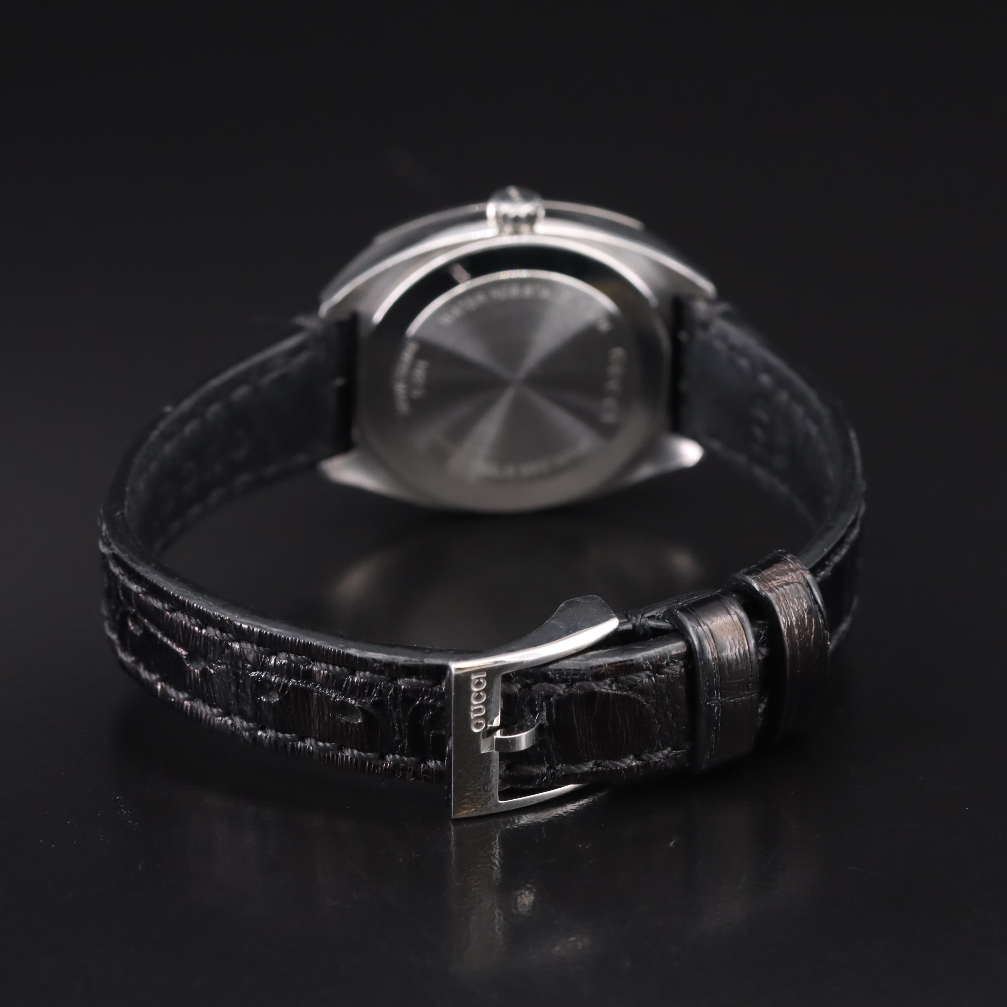 Gucci Diamond Dial and Bezel Quartz Watch