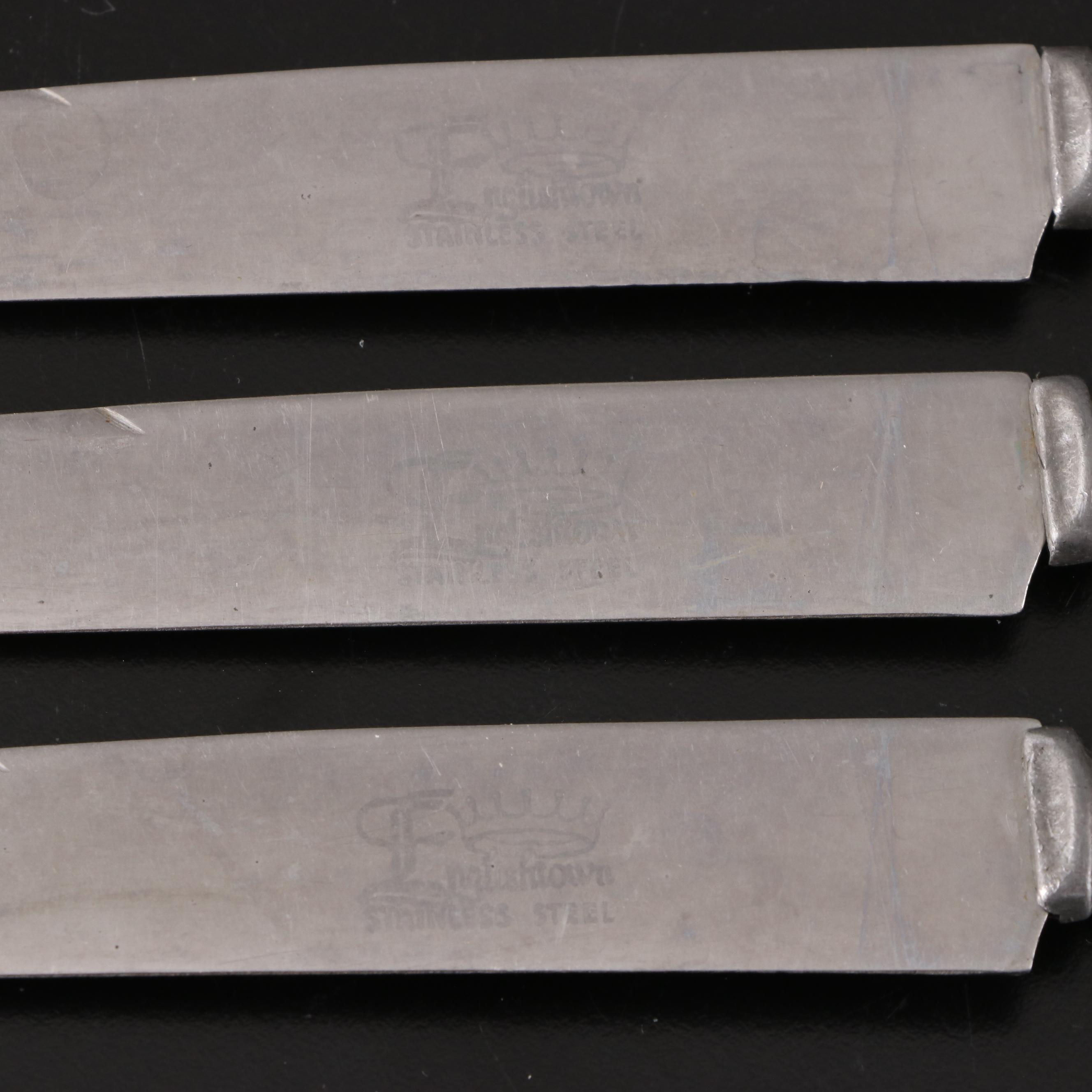 Bakelite Handled and Stainless Steel Flatware and Serving Utensils