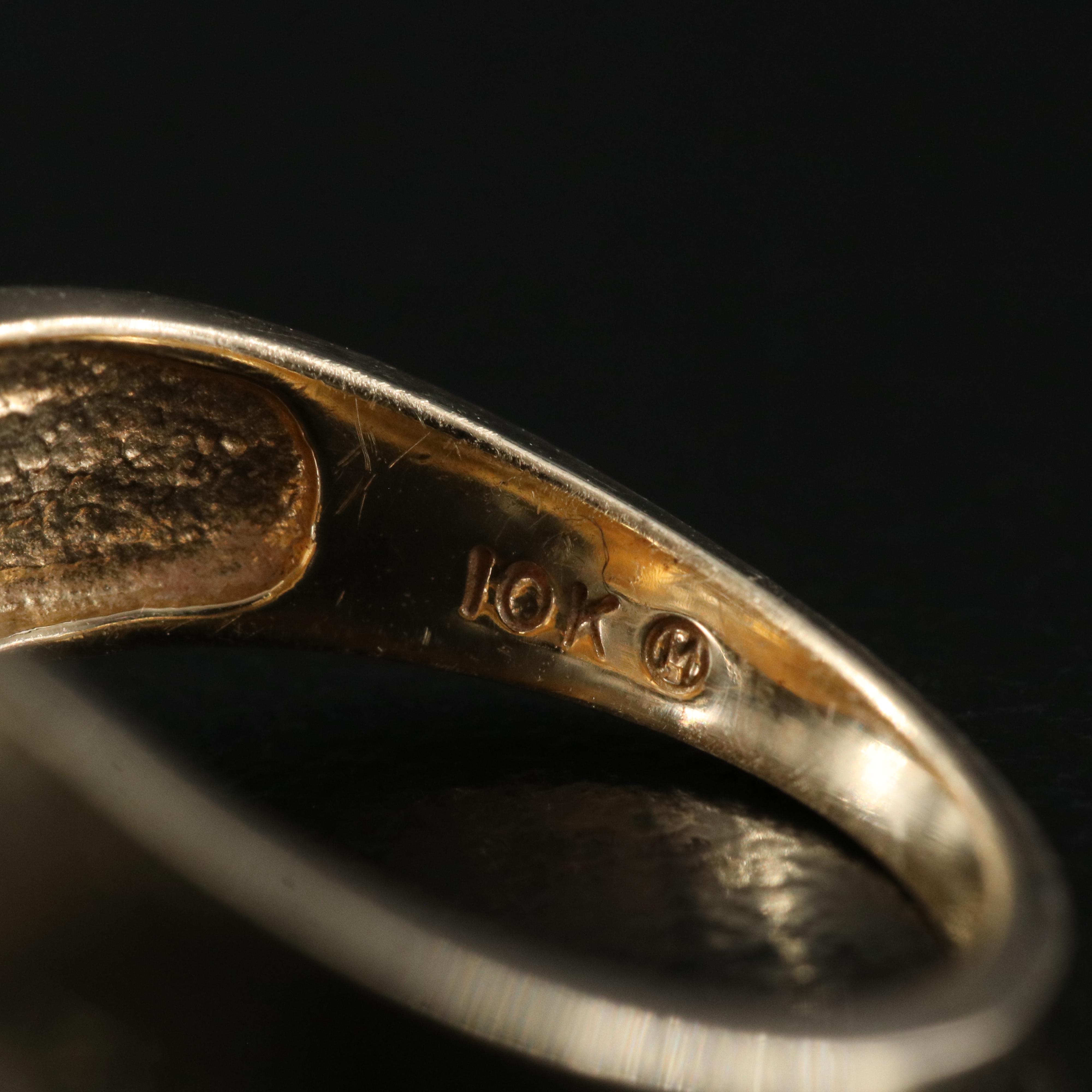 10K Diamond Cluster Ring