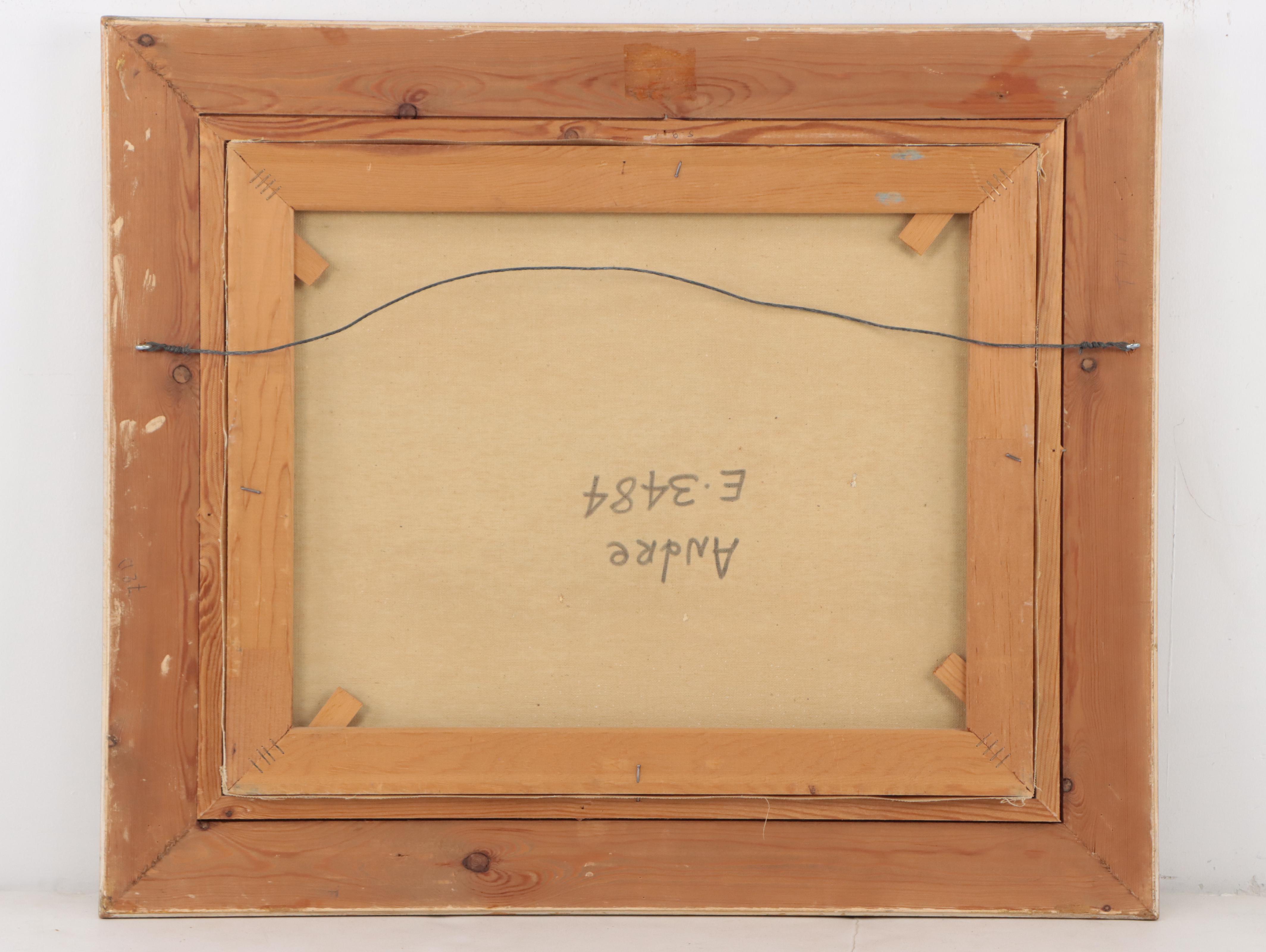 Oil Painting of City Scene