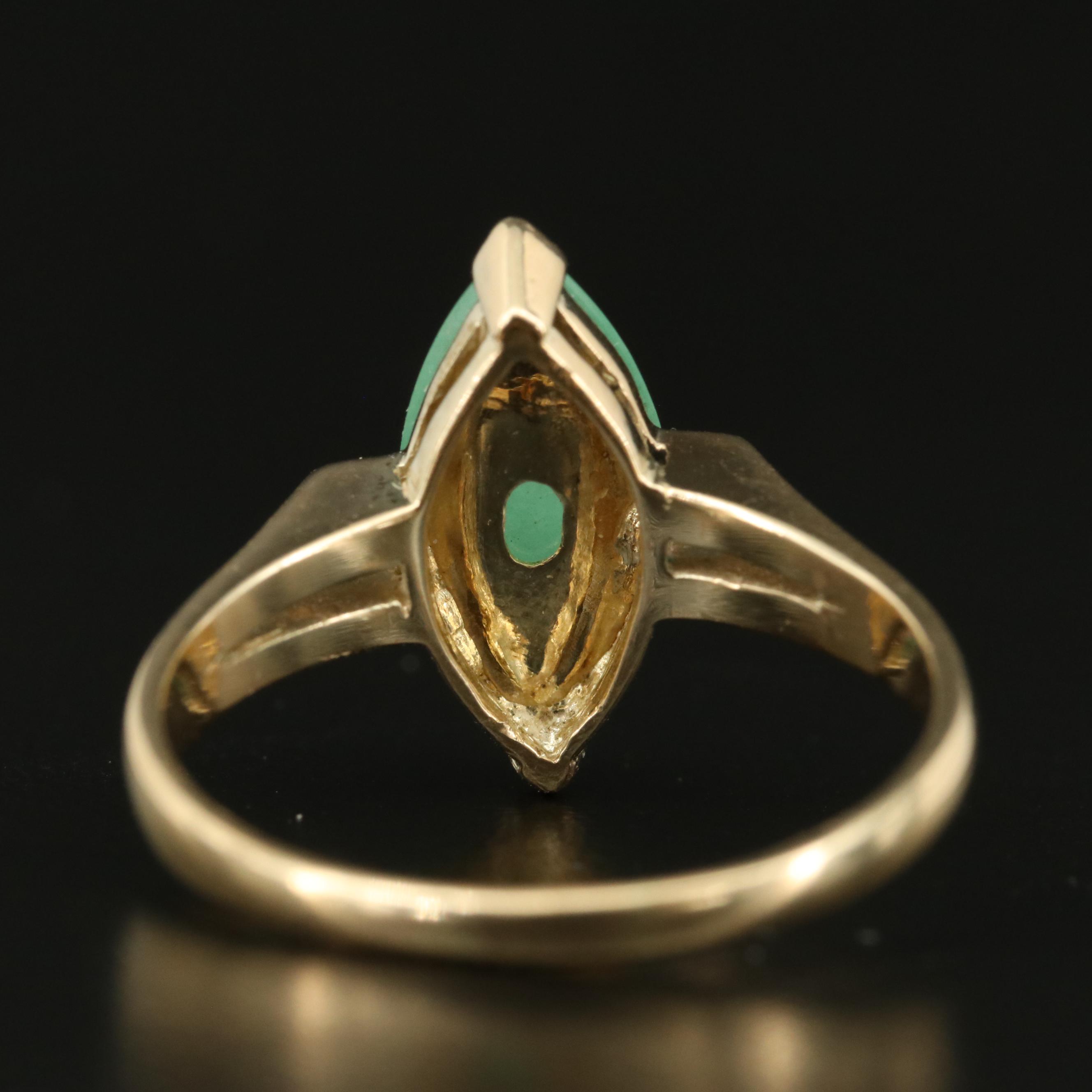 S.J. Lau Jewellery Co. Ltd. 14K Jadiete Ring