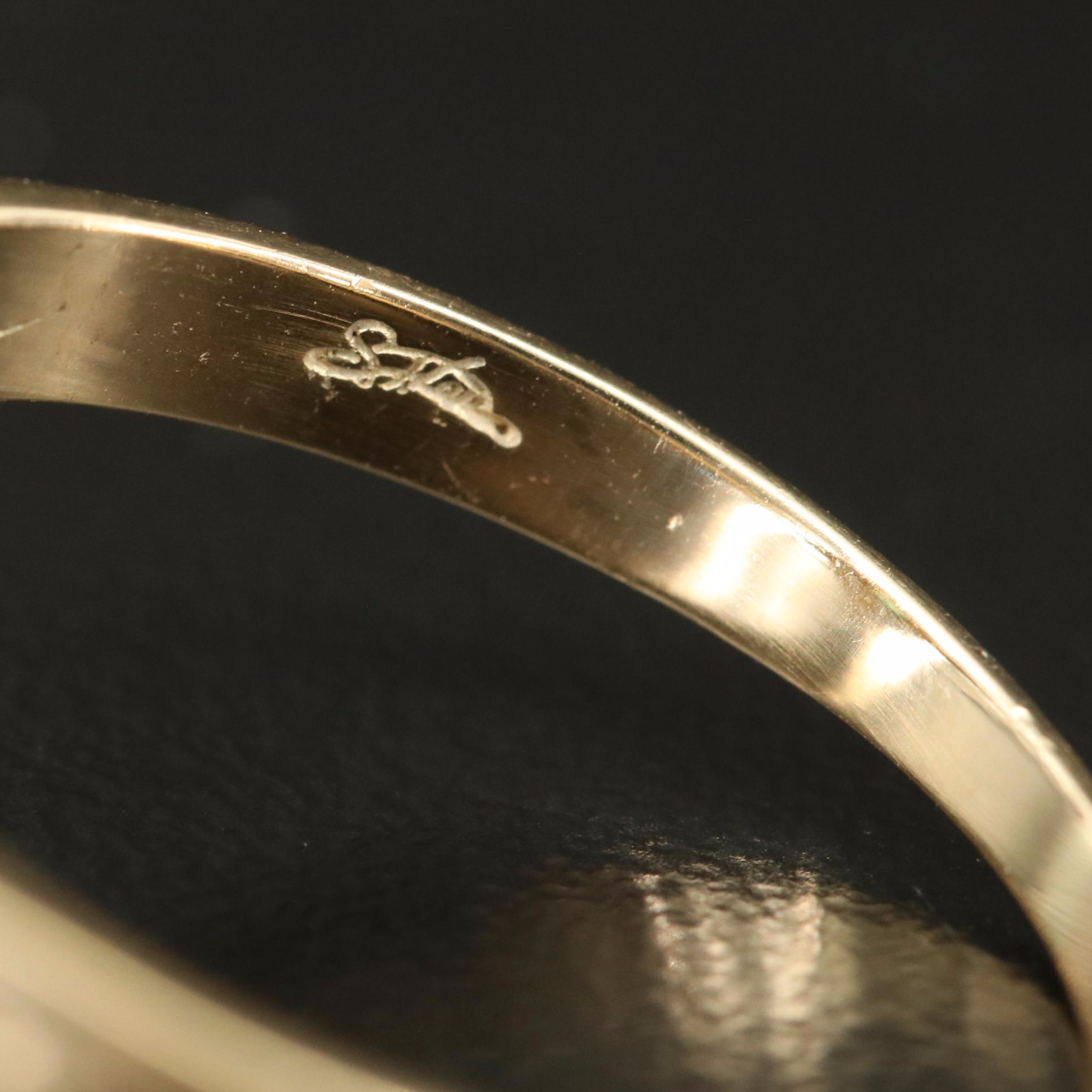 S.J. Lau Jewellery Co. Ltd. 14K Jadiete Ring