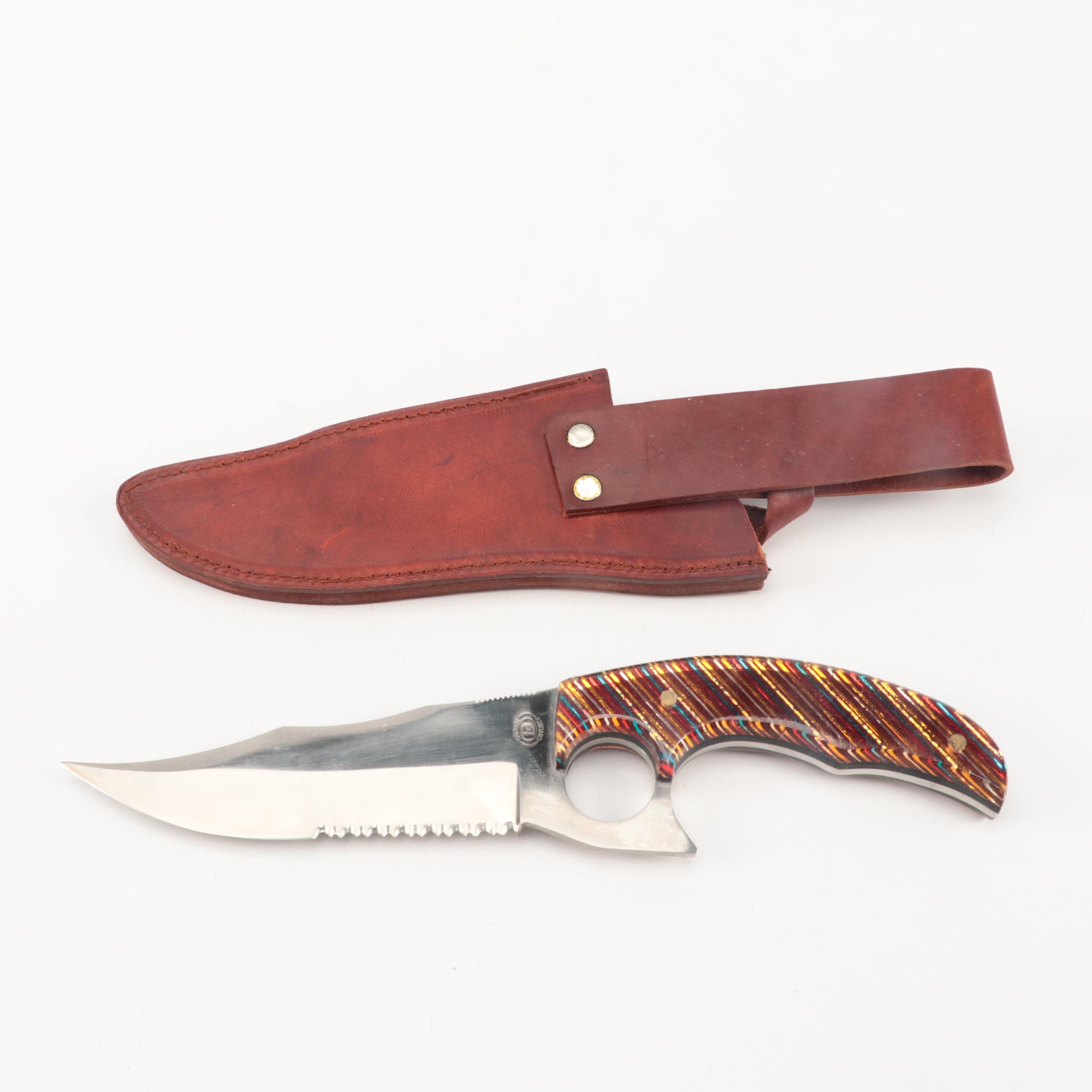 Chipaway Cutlery and Timber Wolf Fixed Blade Knives with Scabbards