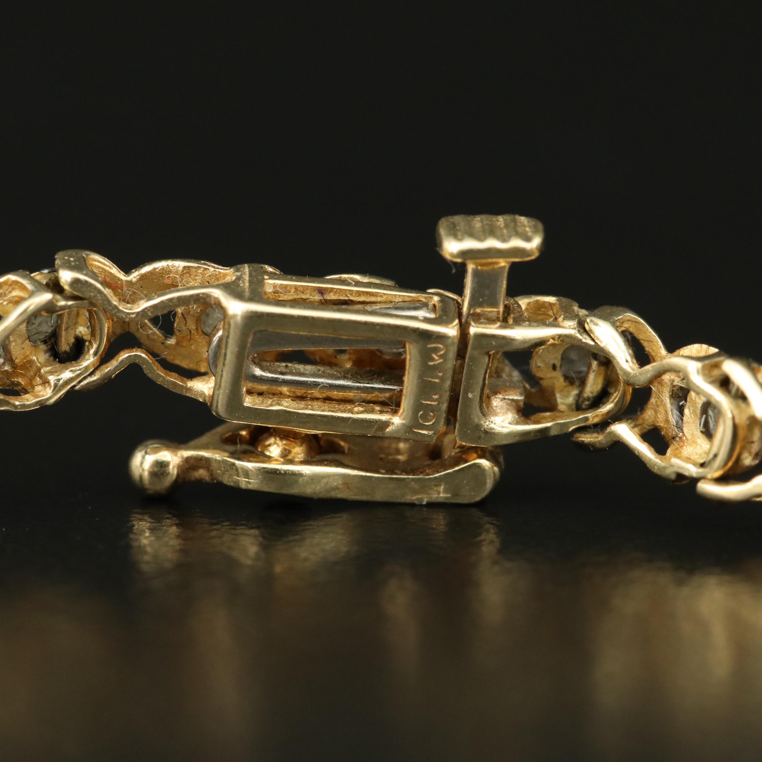 10K Diamond Bracelet