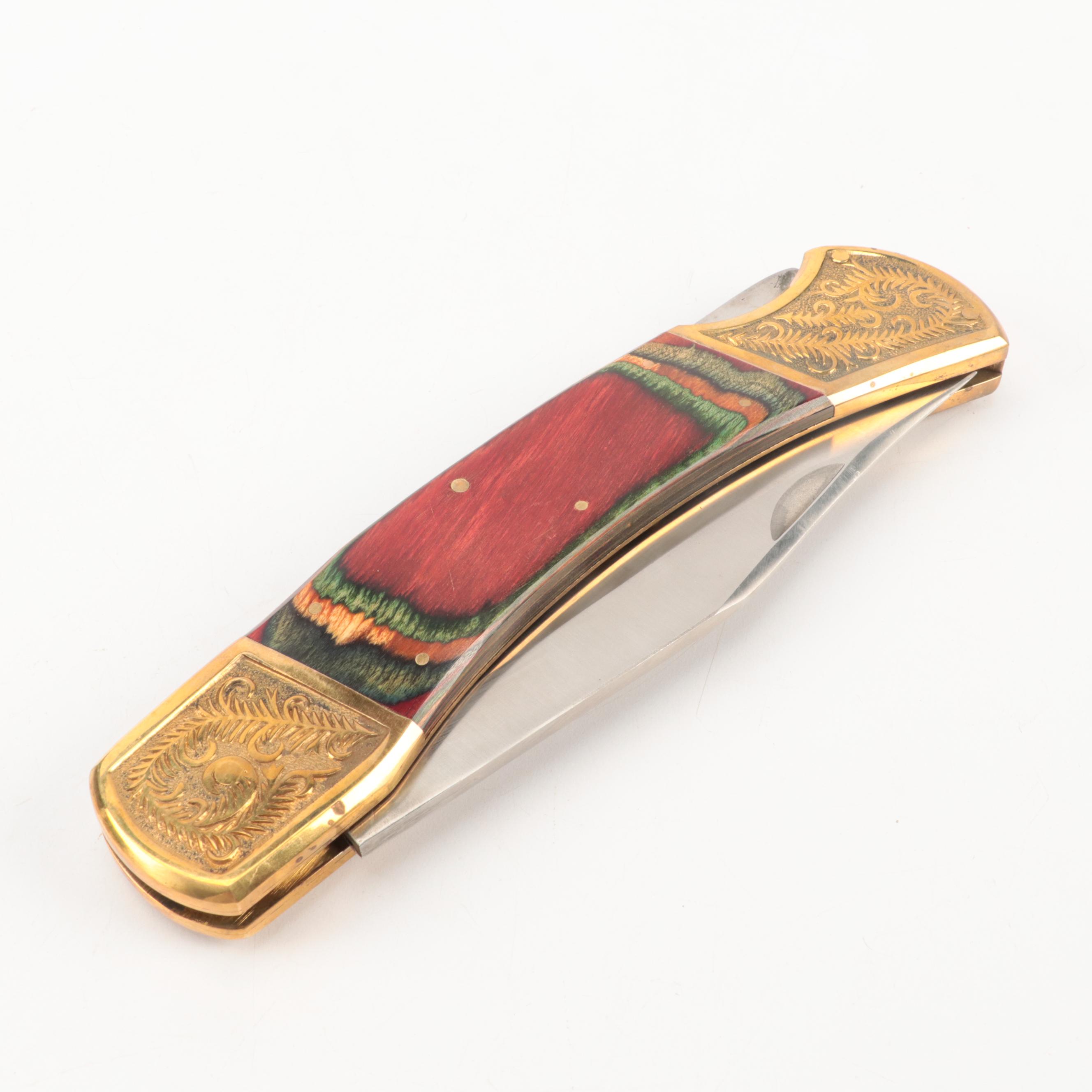 Frost Cutlery Bear Claw Stainless Steel Folding Knife