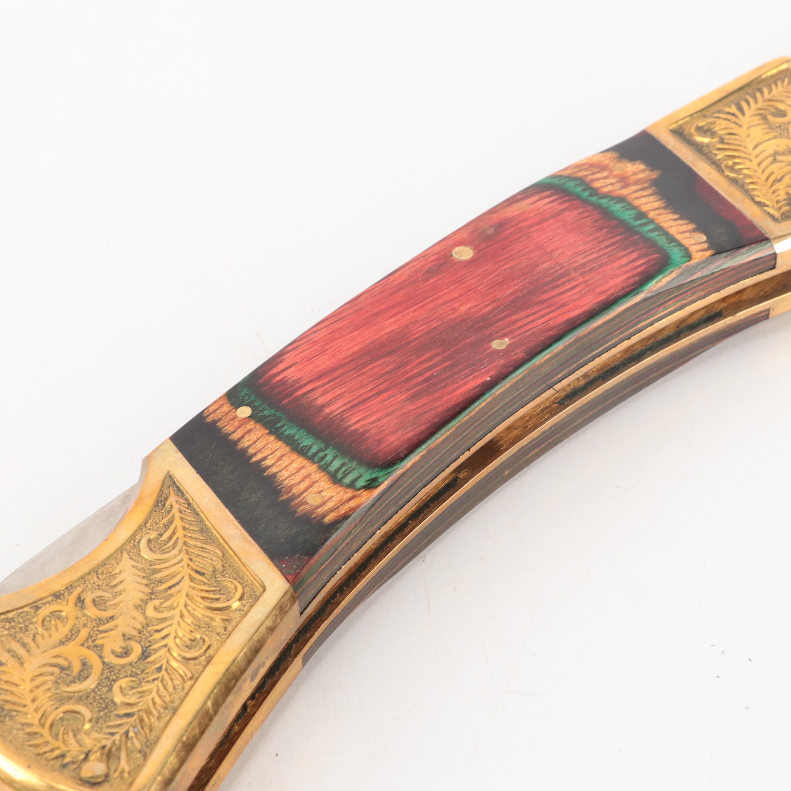 Frost Cutlery Bear Claw Stainless Steel Folding Knife