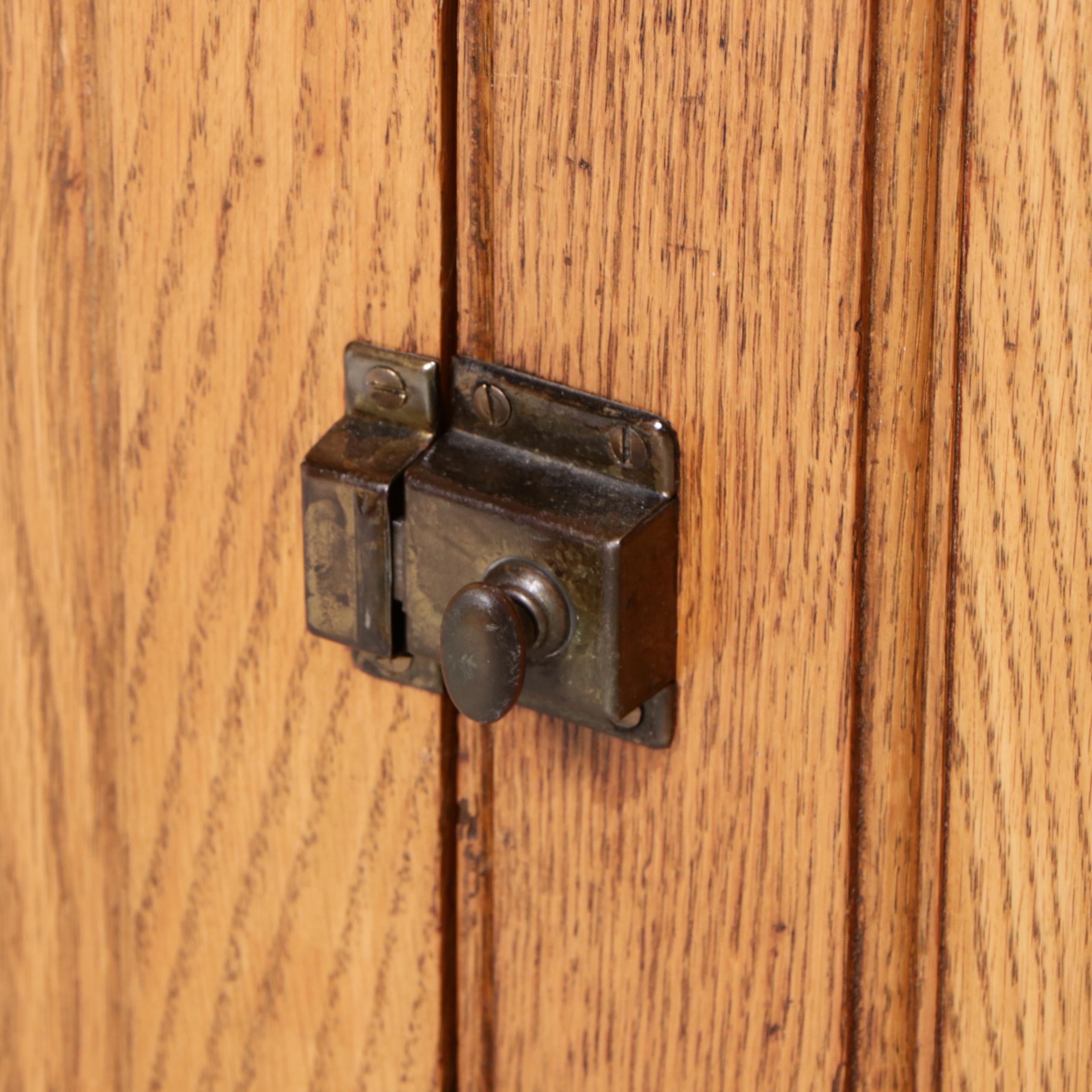 American Primitive Oak Kitchen Island, Late 19th/Early 20th Century and Adapted