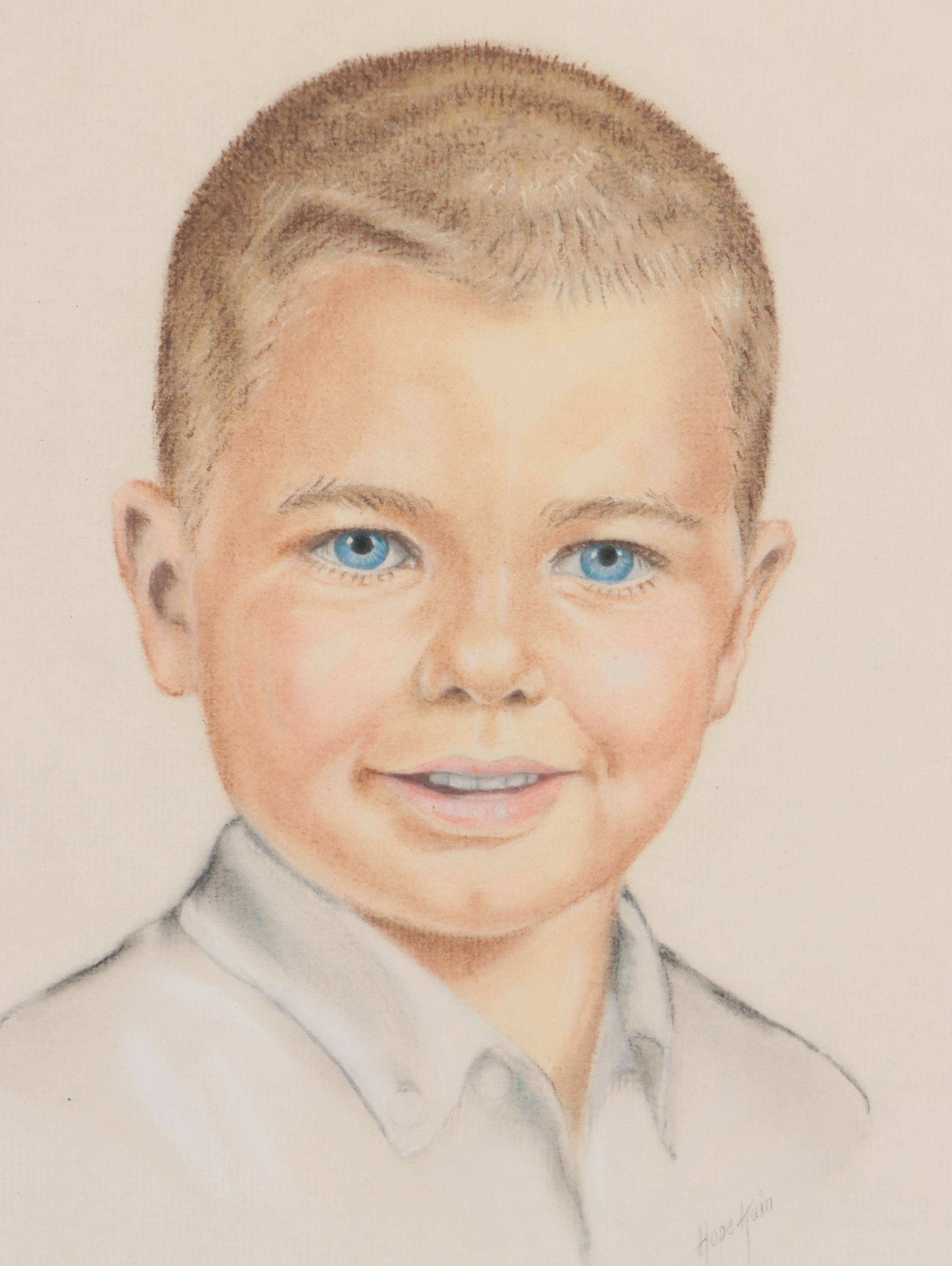 Hope Kain Pastel Drawings of Young Boys