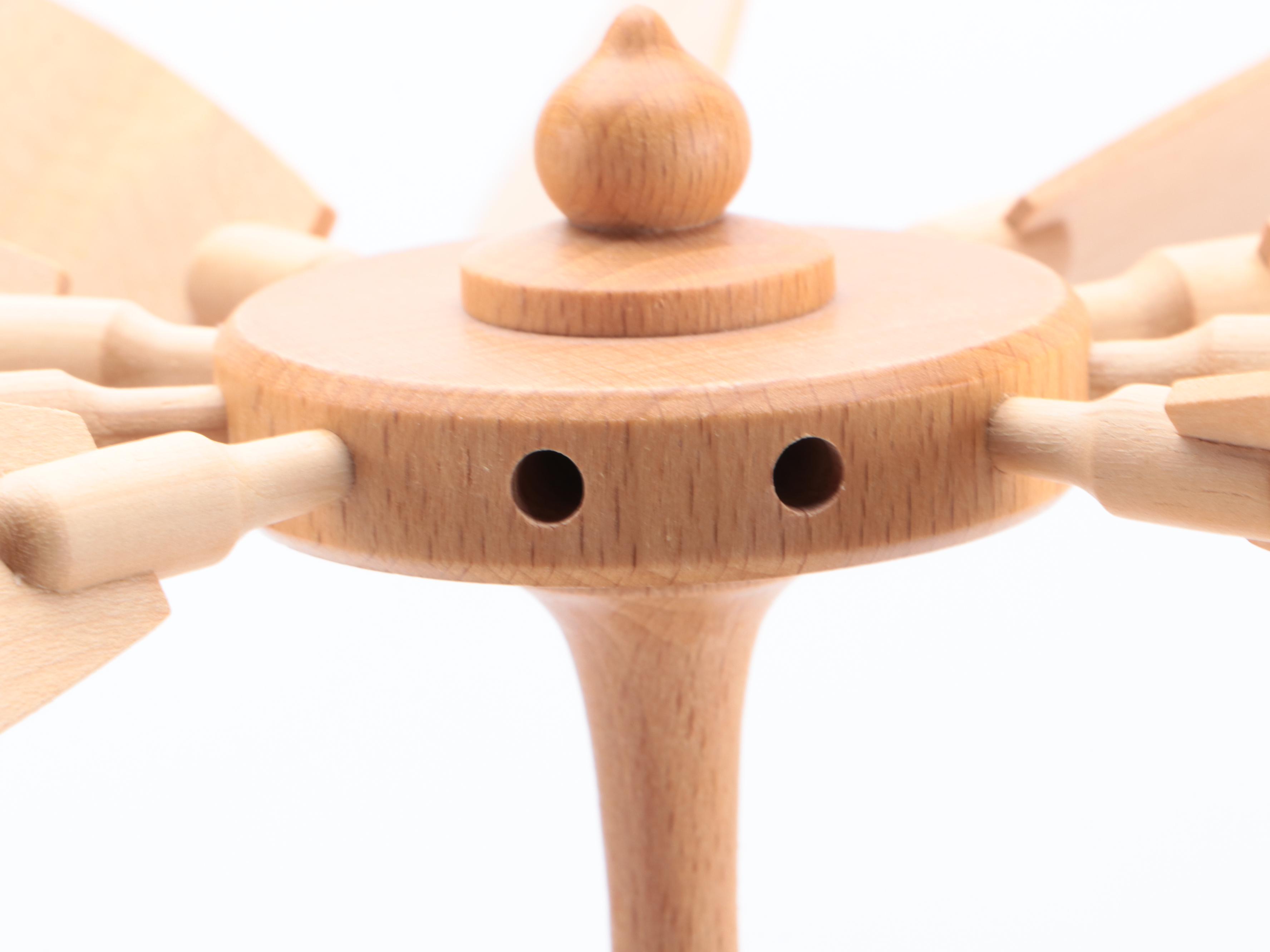 German Muller Seiffener Wooden Tiered Christmas Nativity Pyramid