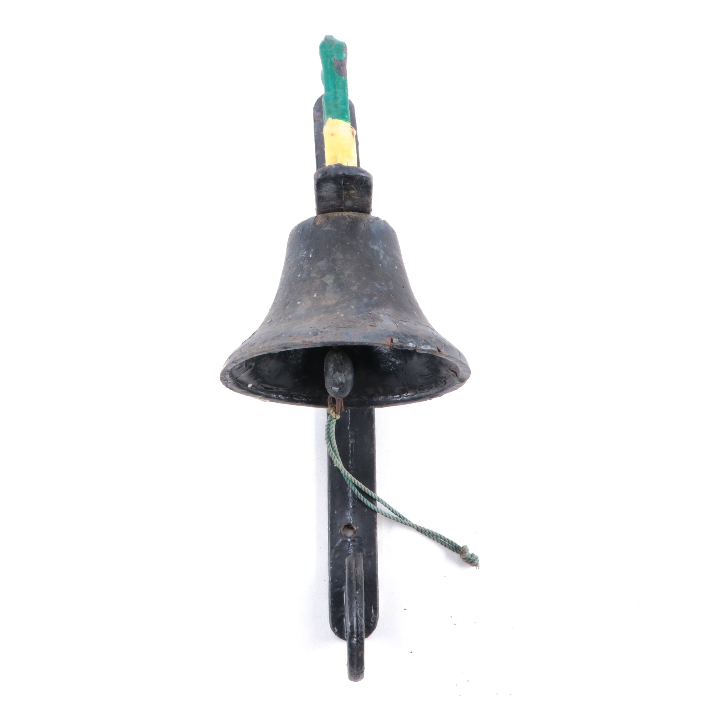 John Deere Cast Iron Wall Mounted Bell