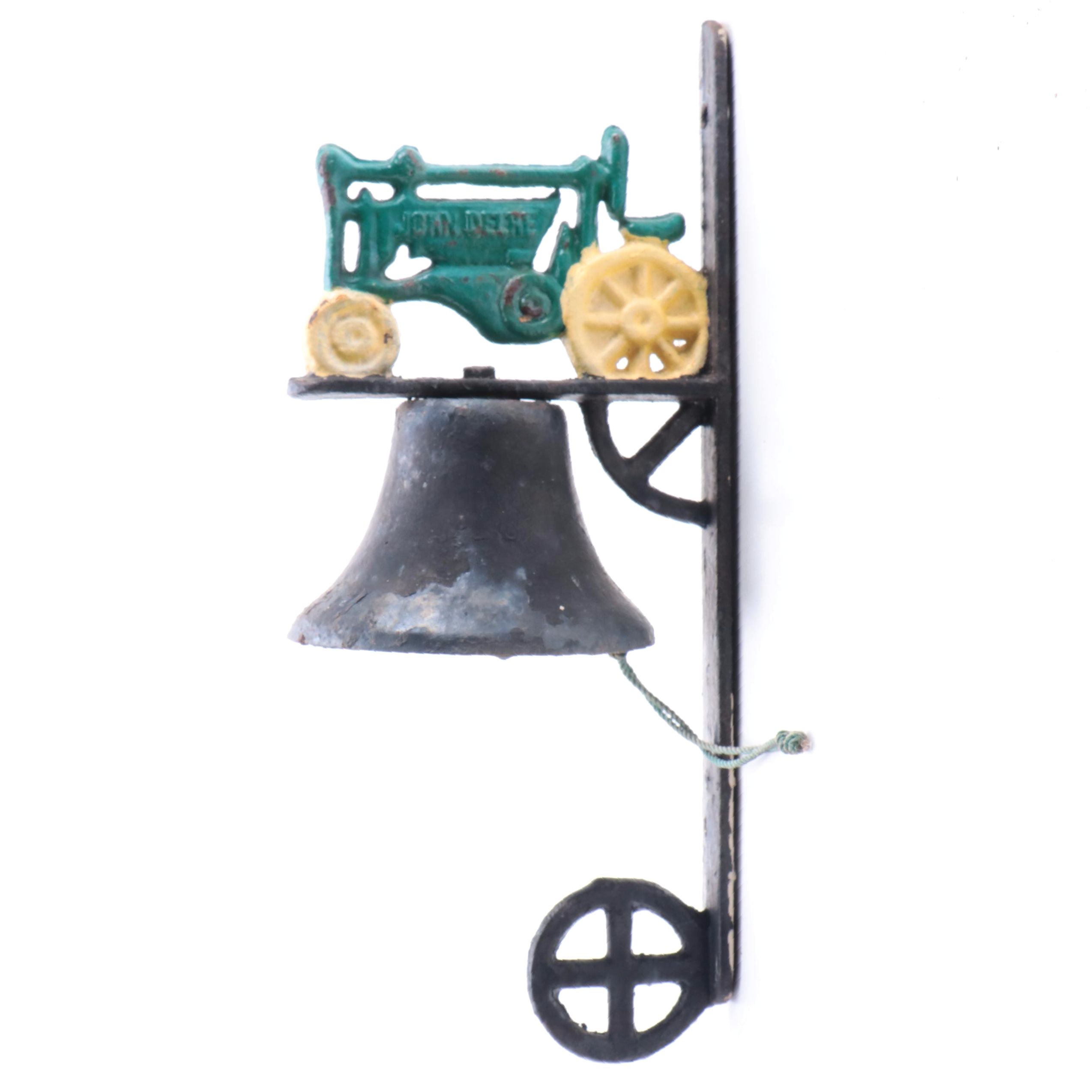 John Deere Cast Iron Wall Mounted Bell