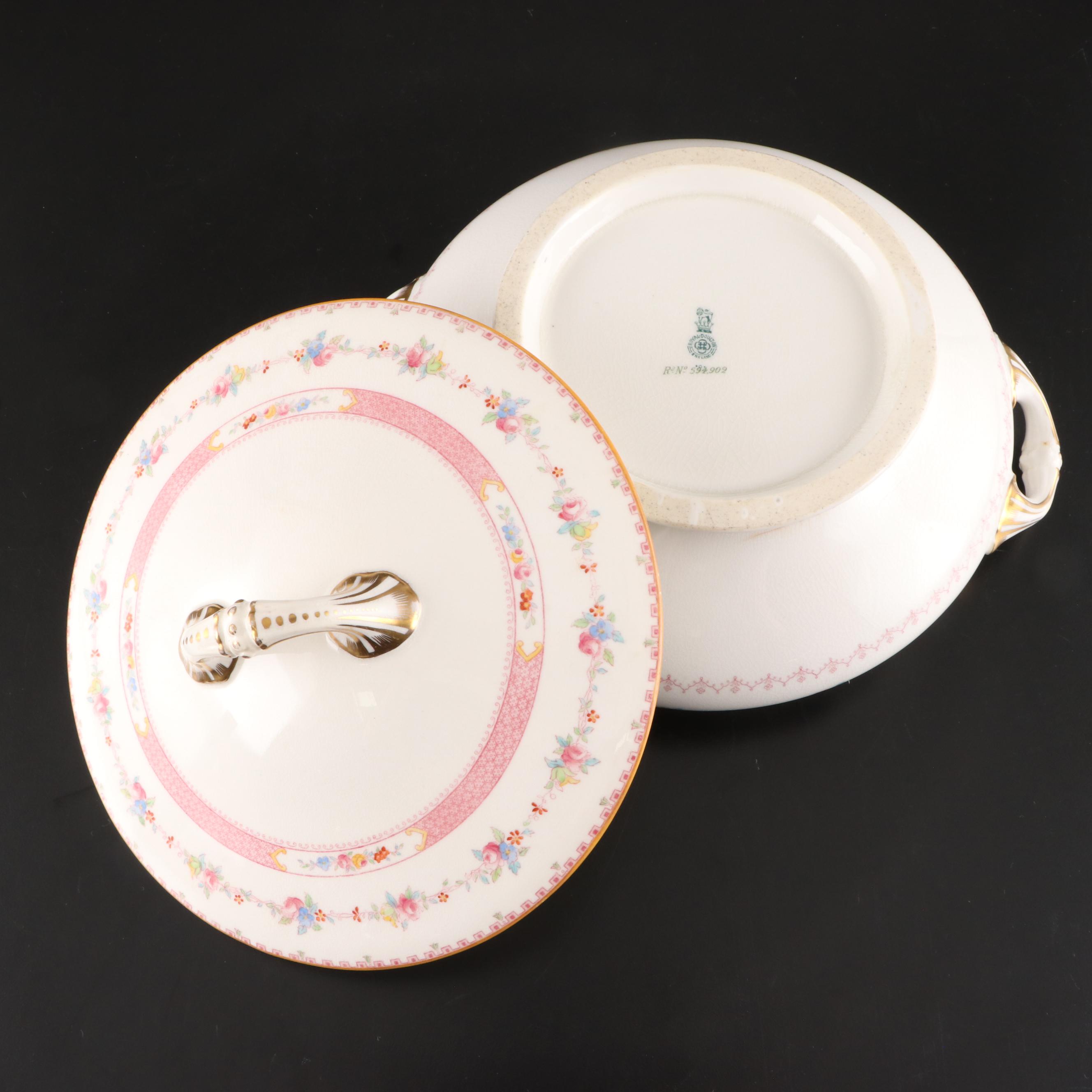 Royal Doulton "The Belgrade" Bone China Dinnerware, Early to Mid-20th Century