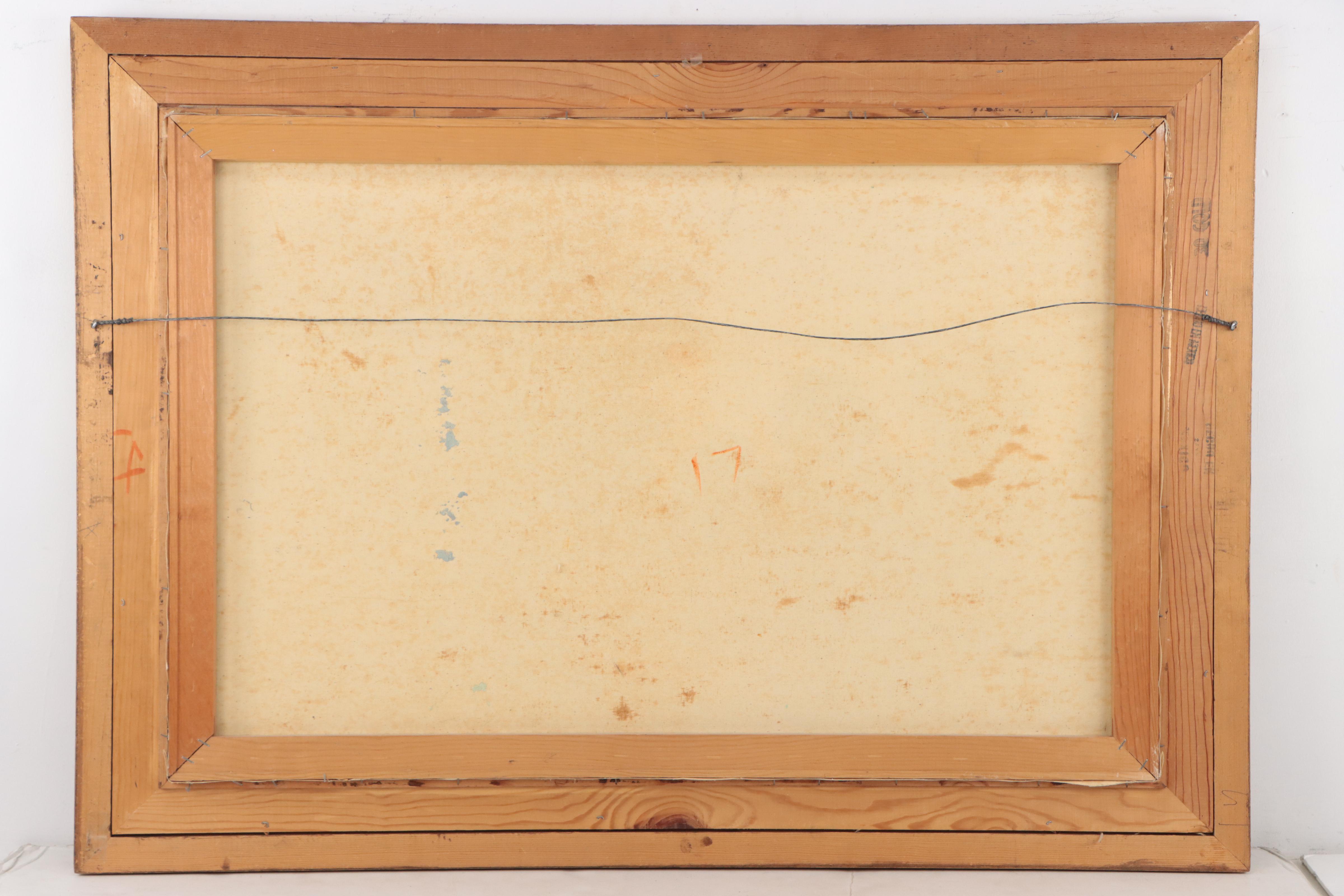 Impasto Oil Painting of Forest Landscape