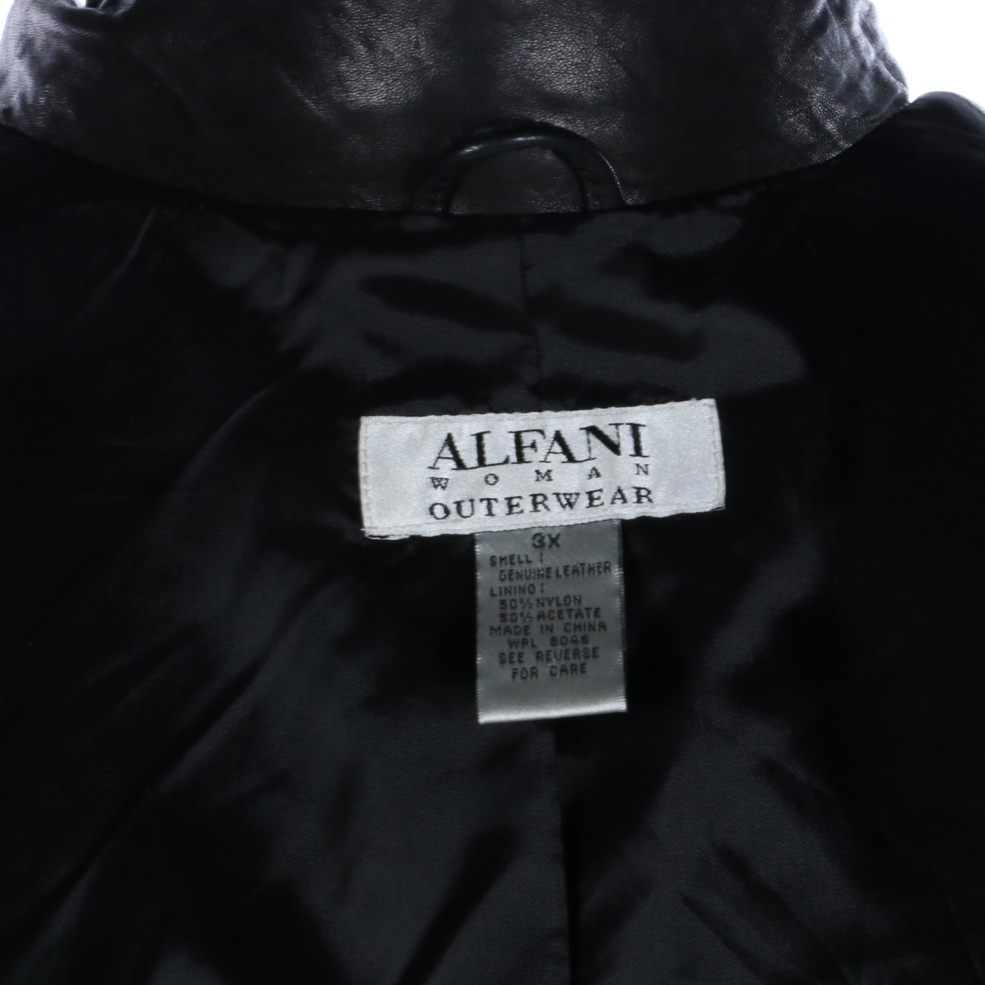 Alfani Woman and Worthington Leather Coats