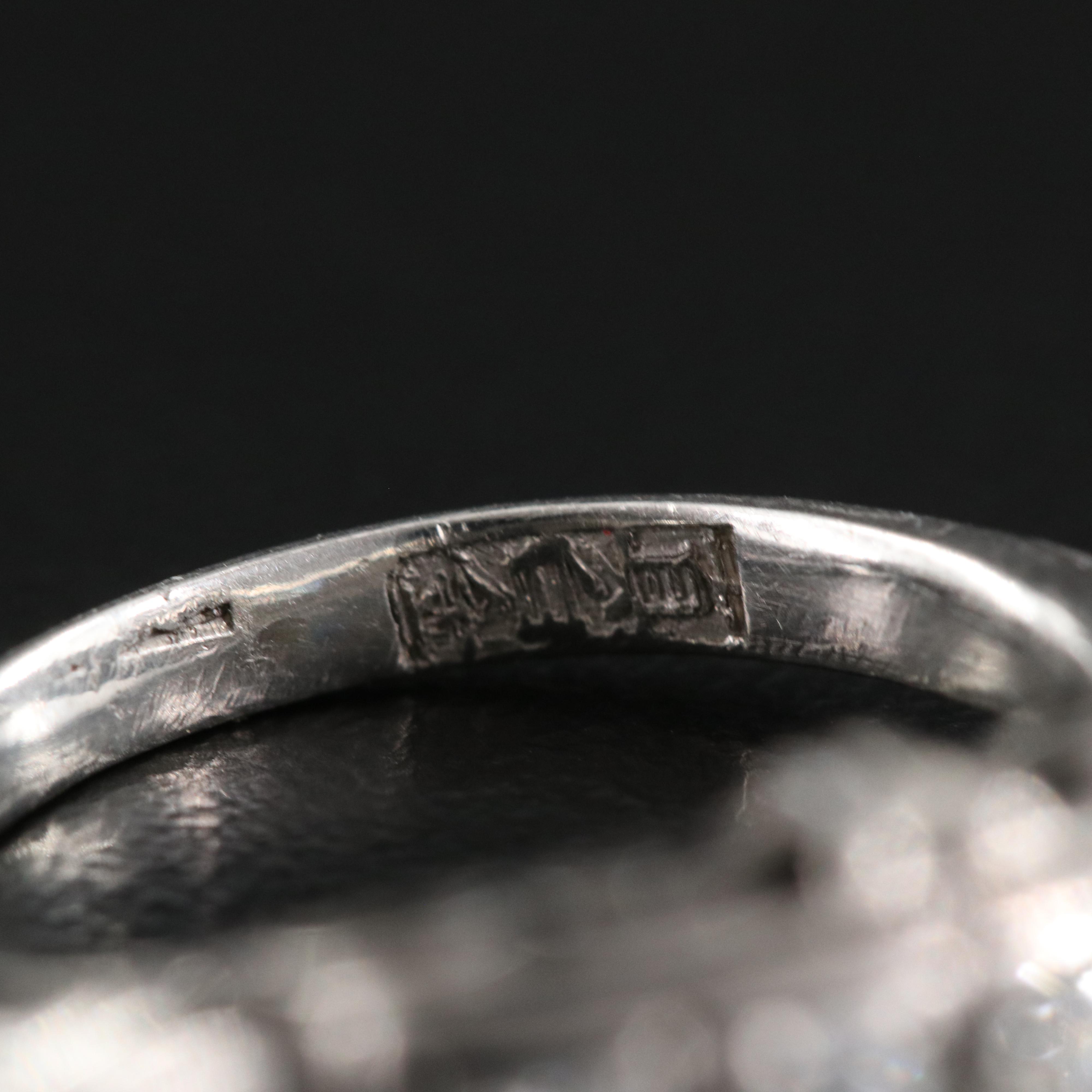 Palladium Diamond Ring