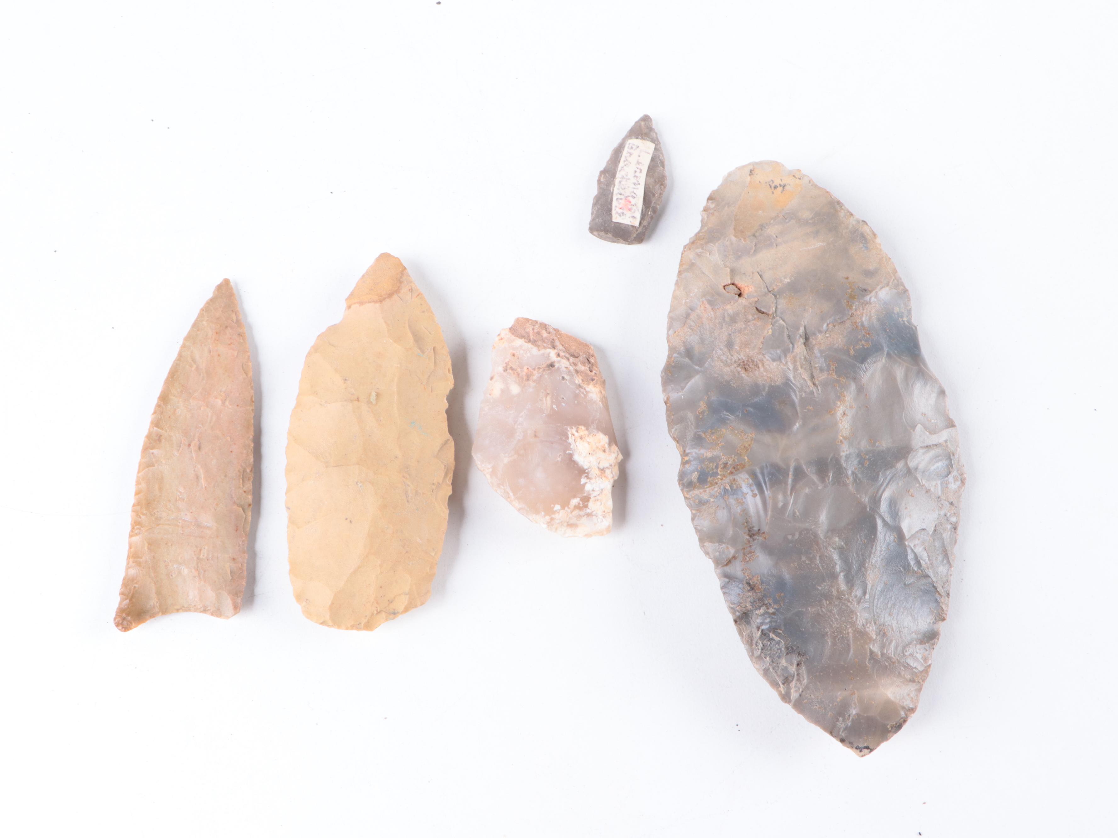 Archaic Stone Projectile Points and Arrowheads