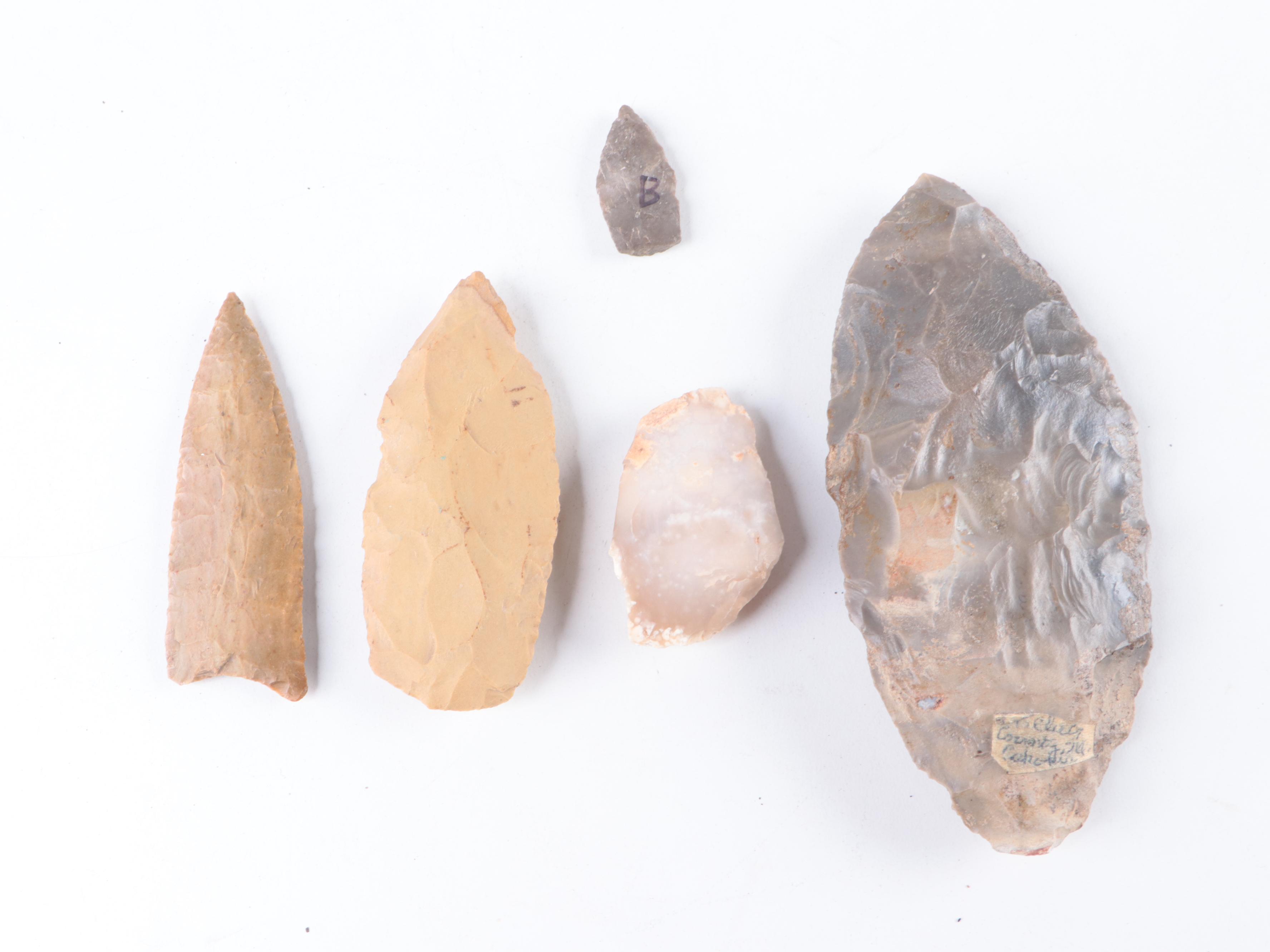 Archaic Stone Projectile Points and Arrowheads