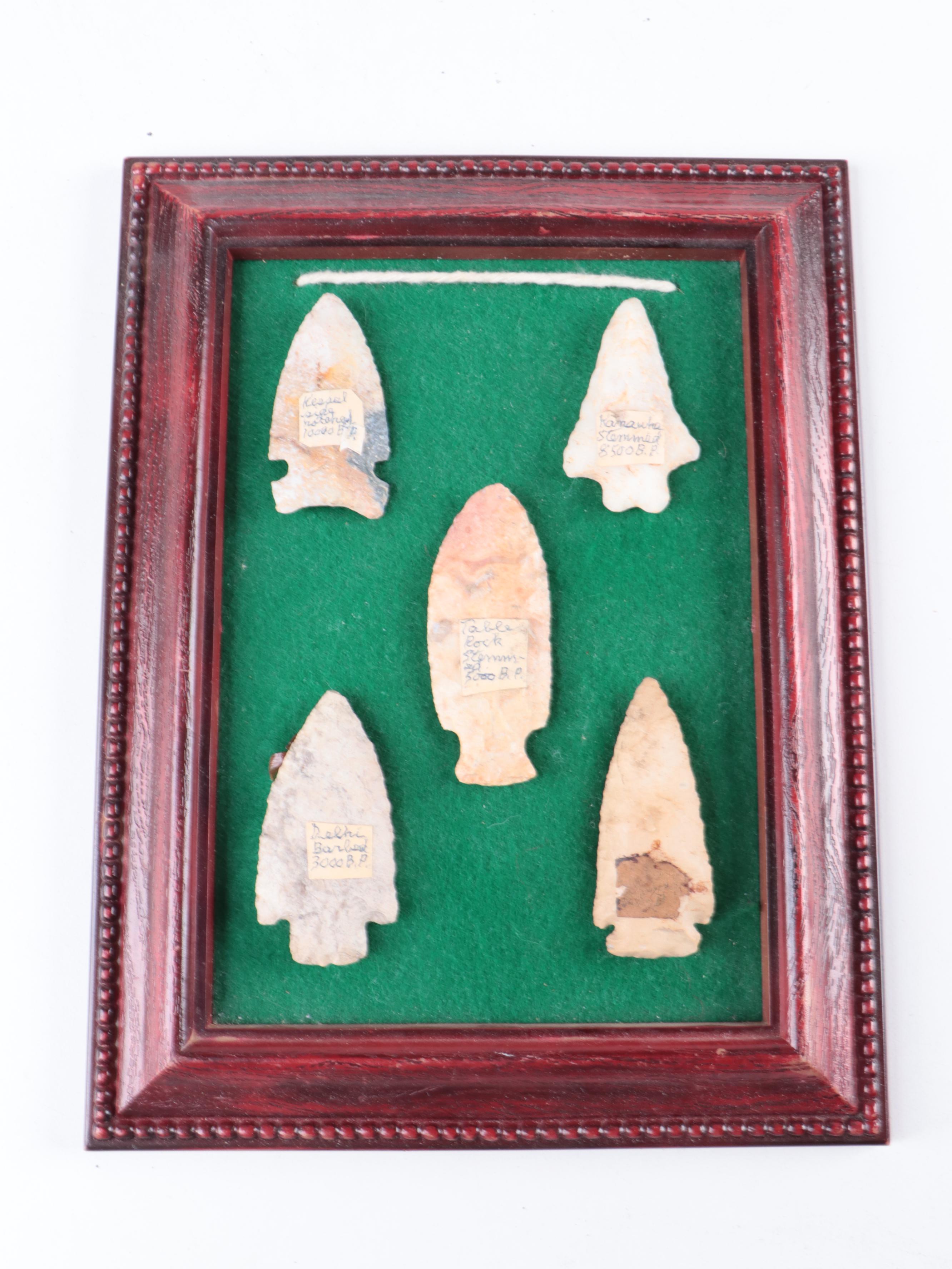 Archaic Stone Projectile Points and Arrowheads