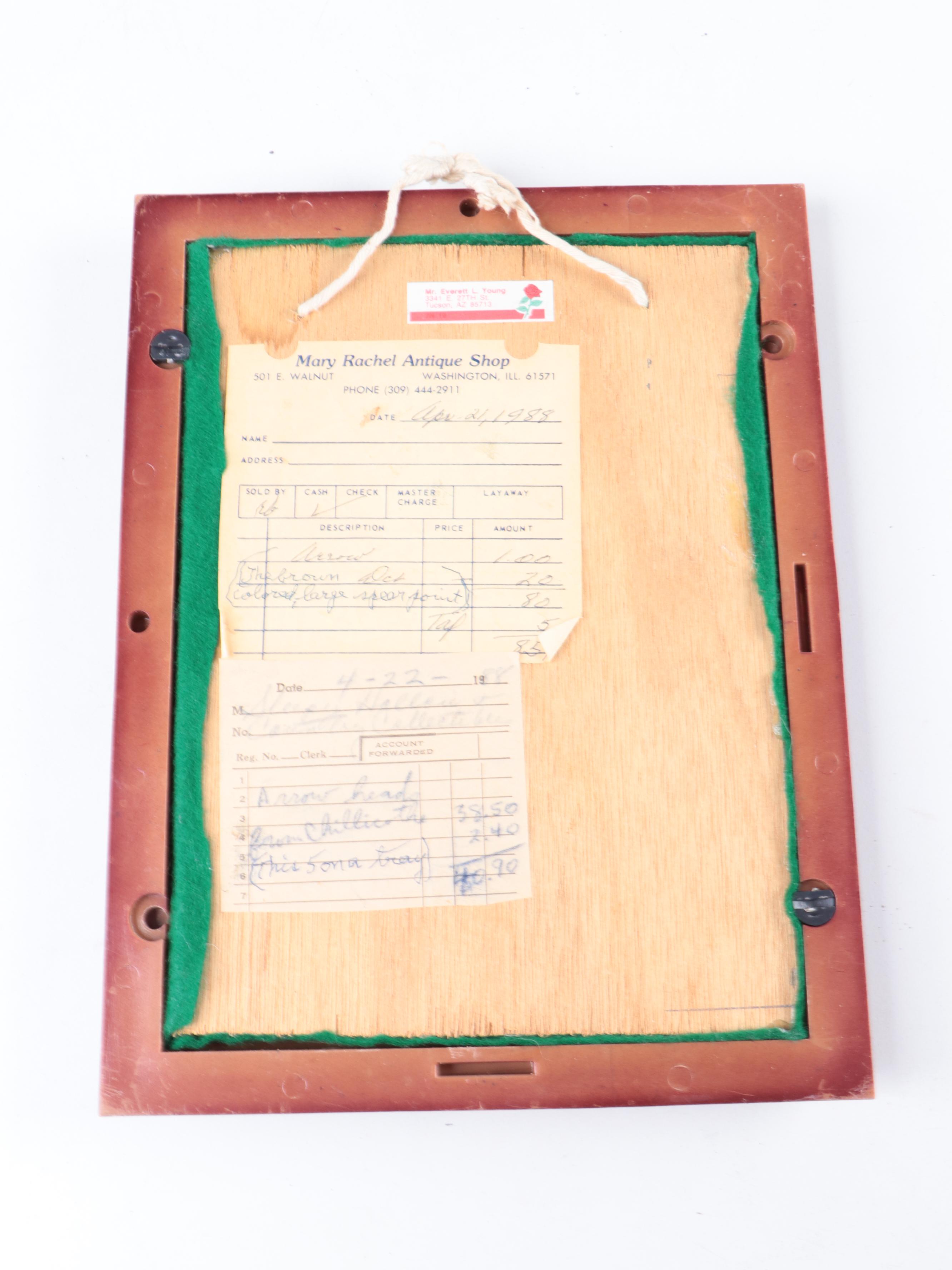 Archaic Stone Projectile Points and Arrowheads