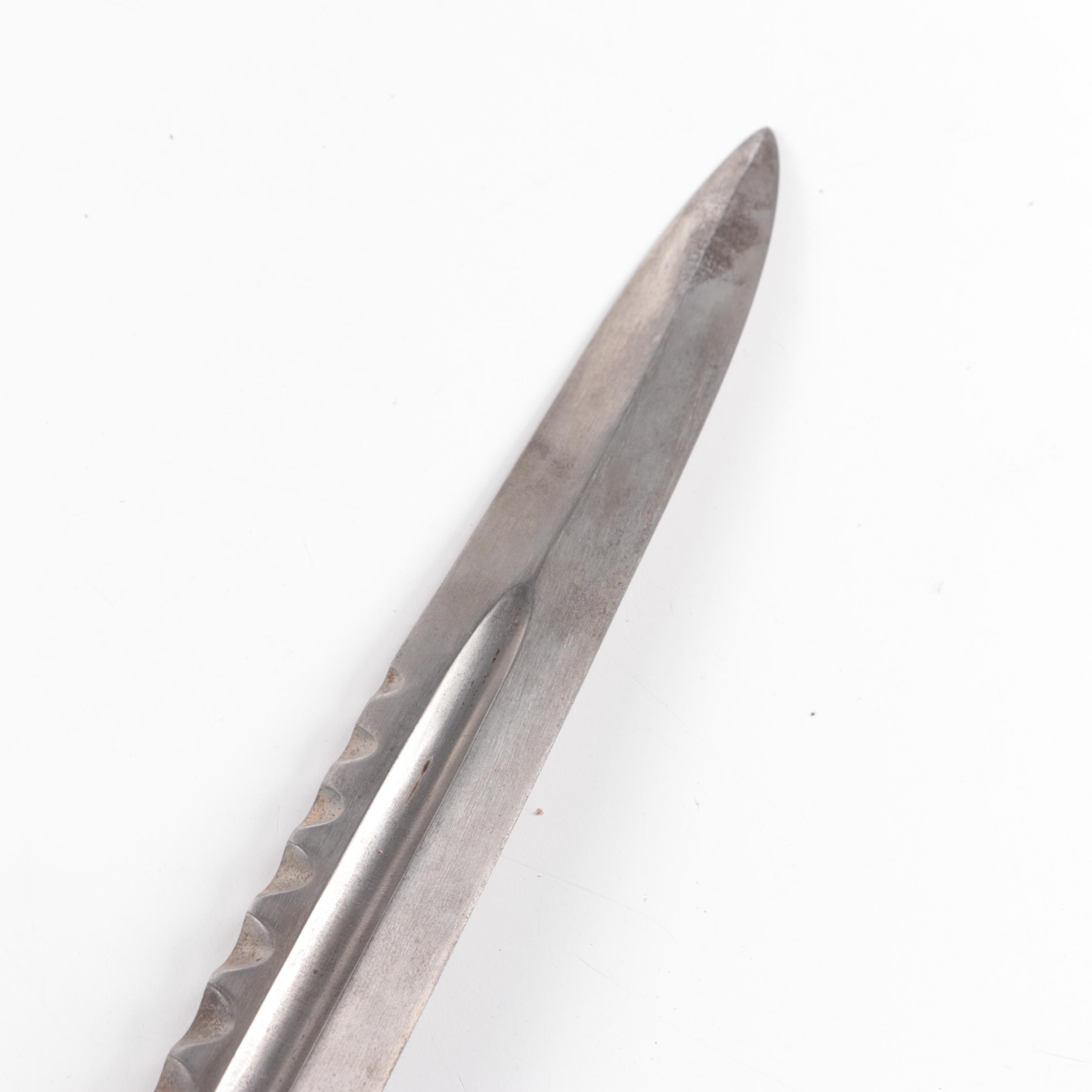 Scottish Dirk Style Dagger with Leather Sheath