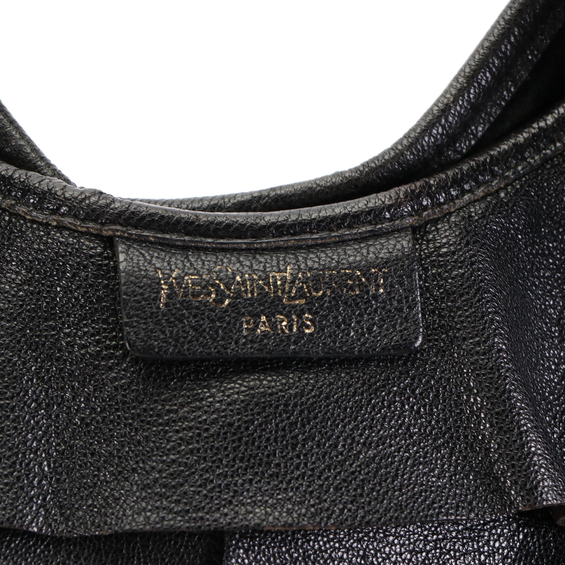 Yves Saint Laurent St. Tropez Shoulder Bag in Tiered Goatskin Leather