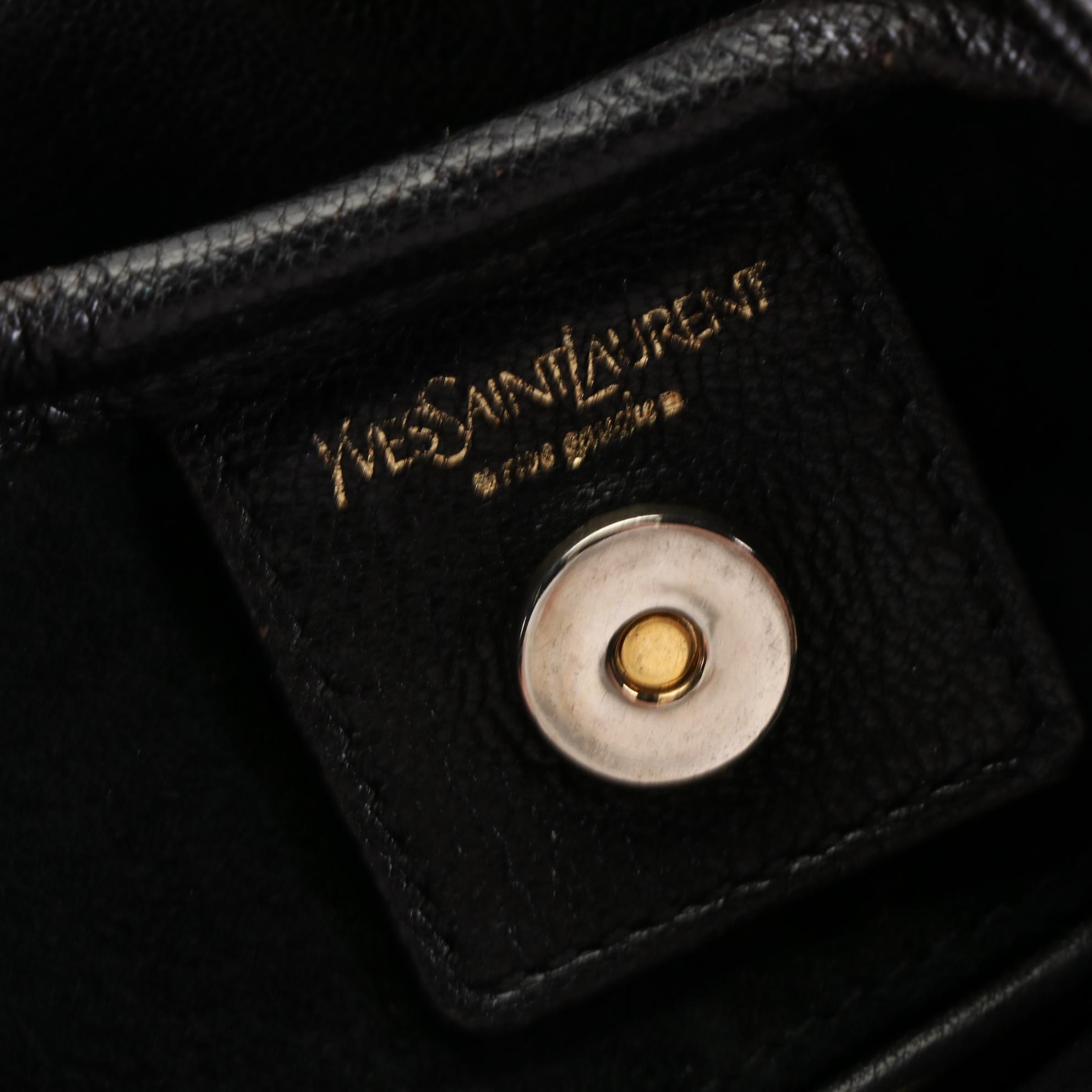 Yves Saint Laurent St. Tropez Shoulder Bag in Tiered Goatskin Leather