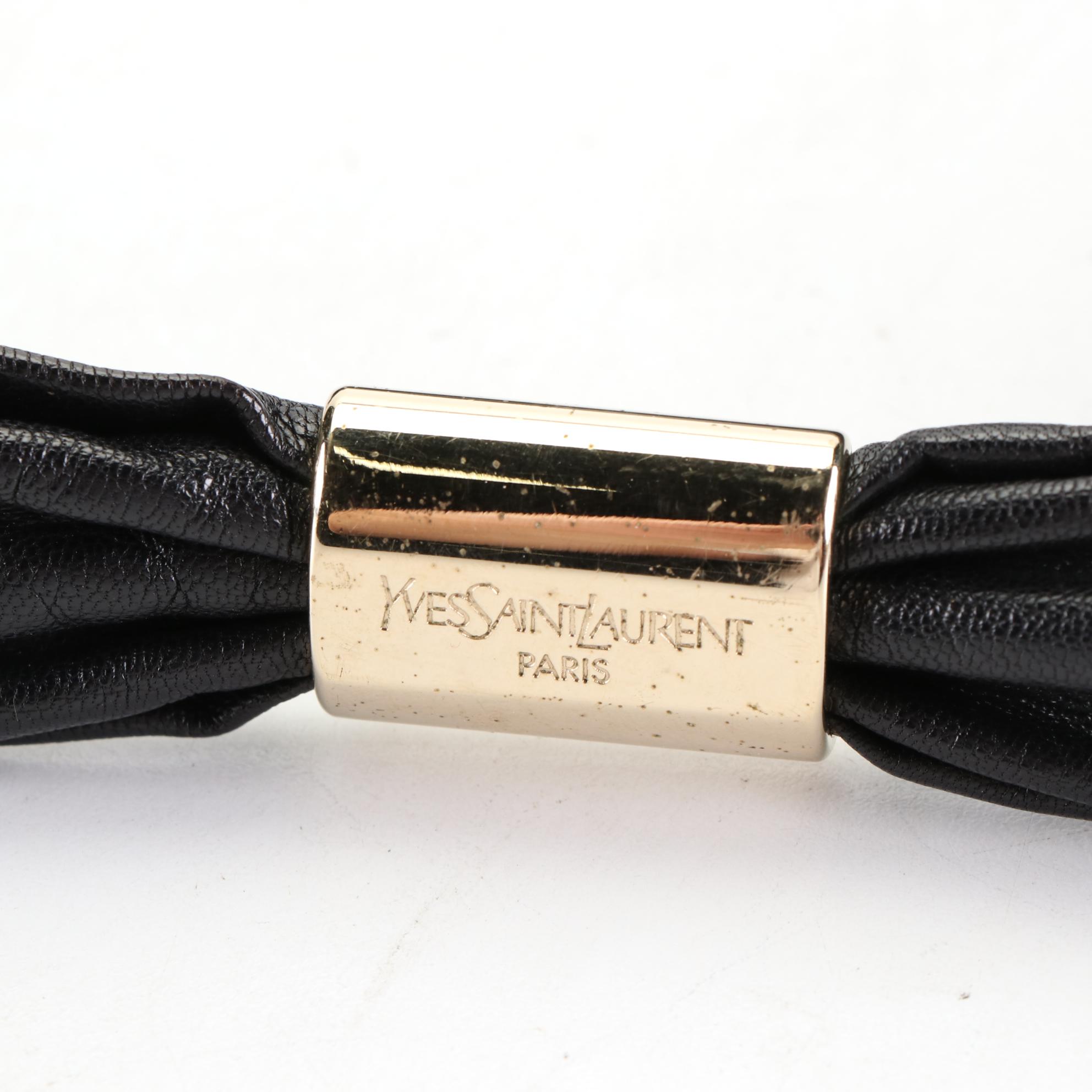 Yves Saint Laurent St. Tropez Shoulder Bag in Tiered Goatskin Leather