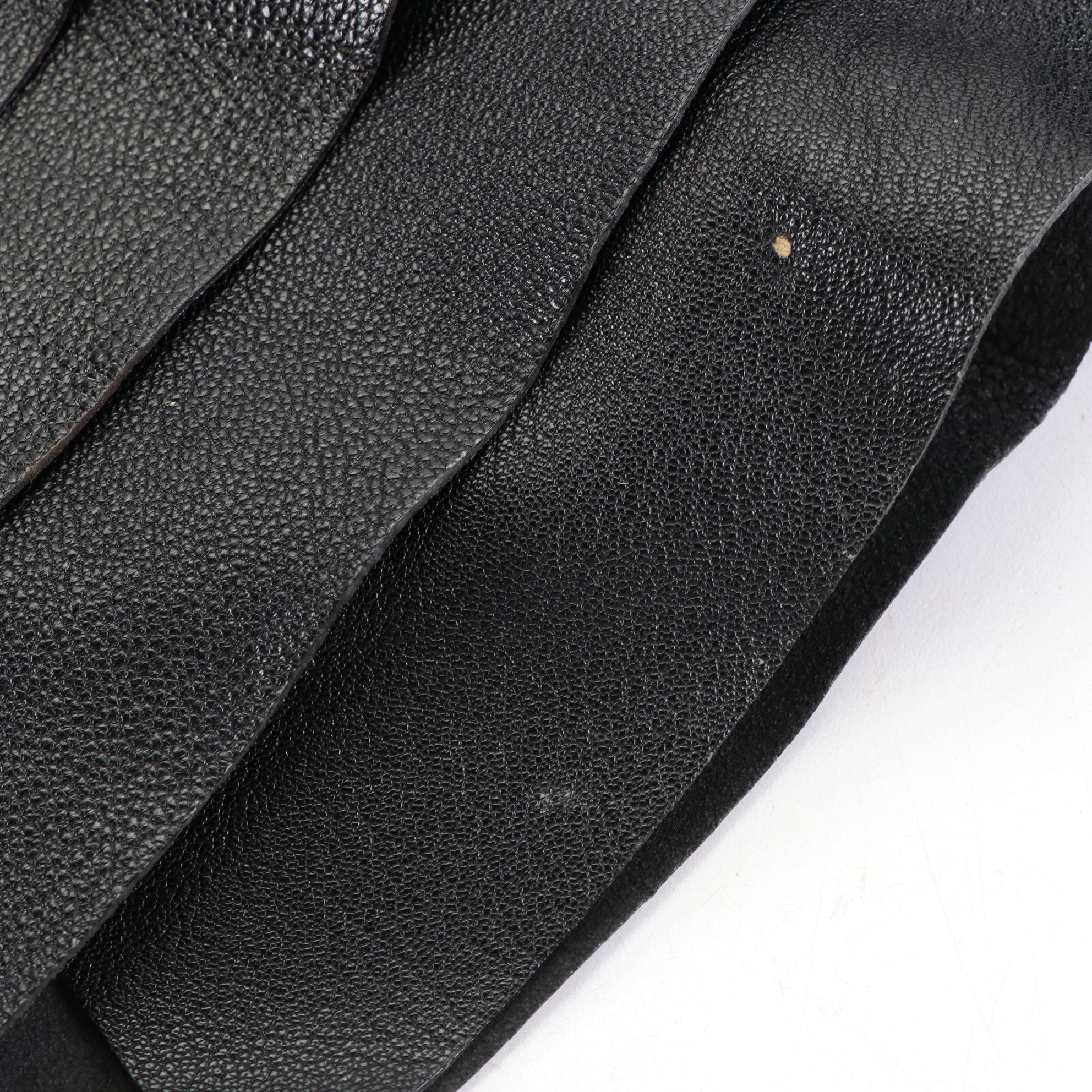 Yves Saint Laurent St. Tropez Shoulder Bag in Tiered Goatskin Leather