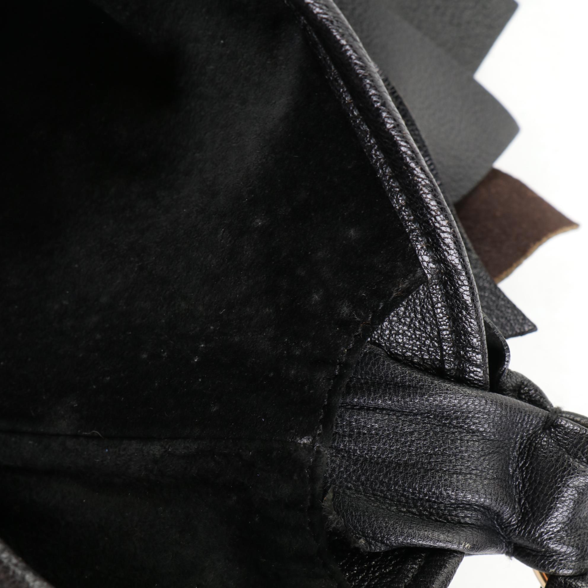 Yves Saint Laurent St. Tropez Shoulder Bag in Tiered Goatskin Leather