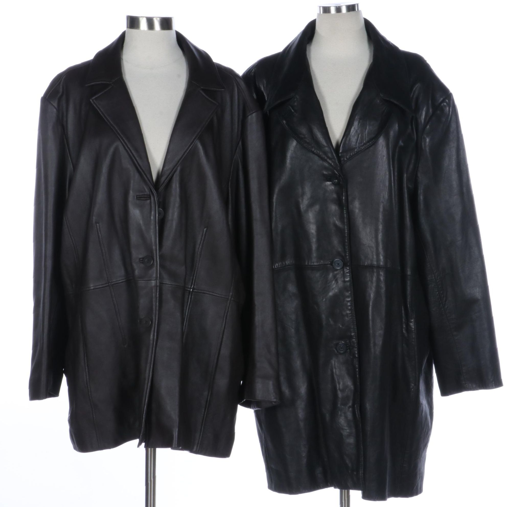Alfani Woman and Worthington Leather Coats
