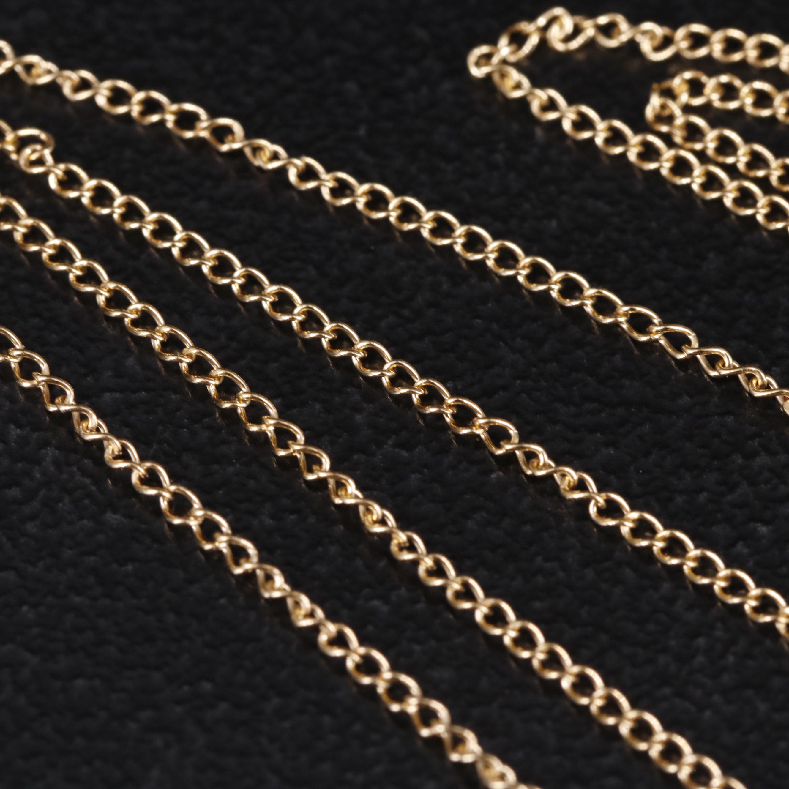 14K Two Tone Cross Pendant Necklace