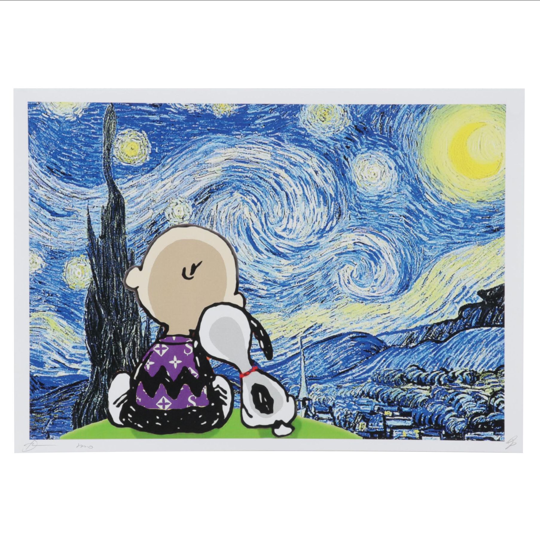 Death NYC Pop Art Graphic Print of Charlie Brown and Snoopy