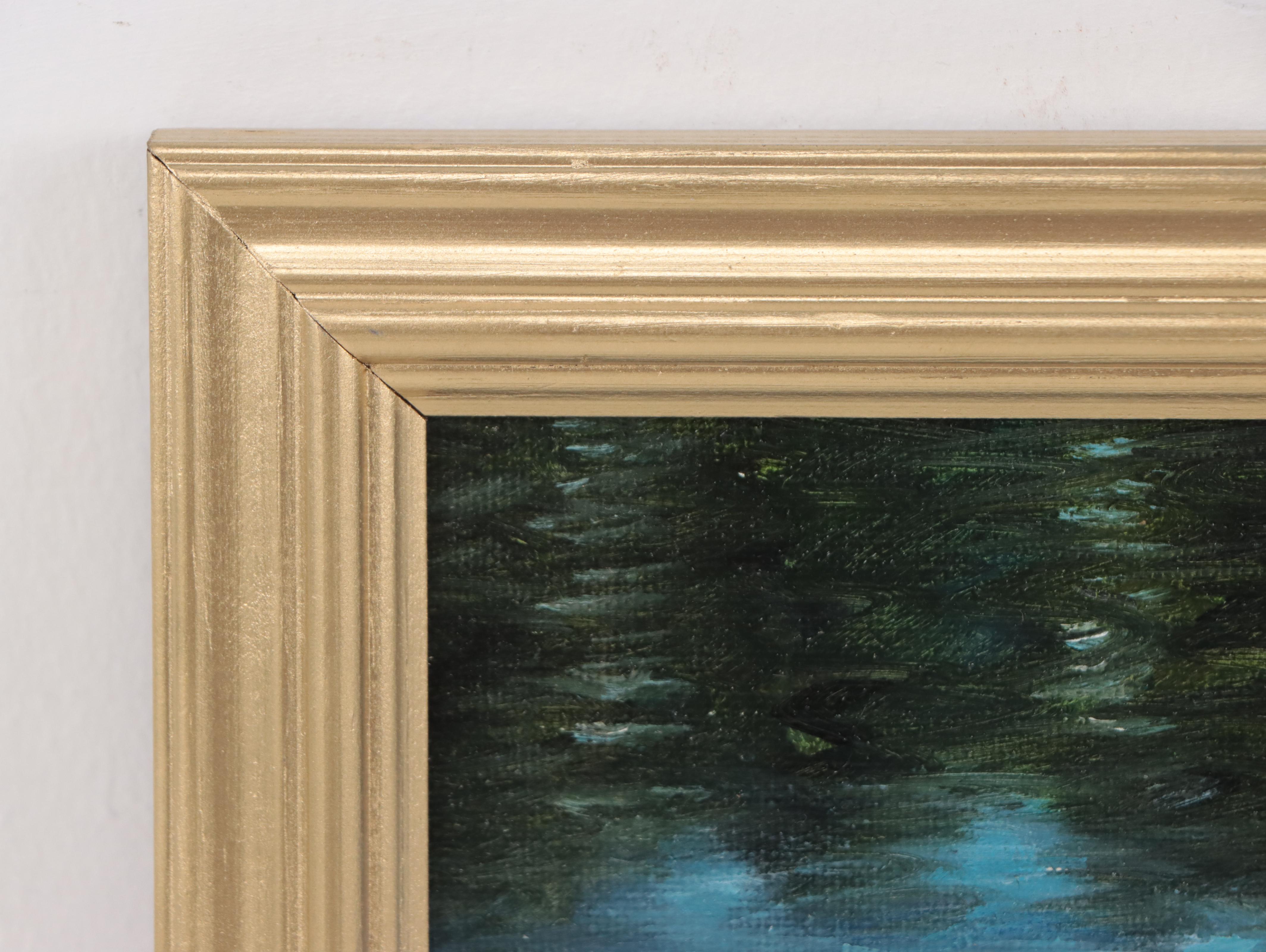 Houra H. Alghizzi Oil Painting "Red Boat," 2023