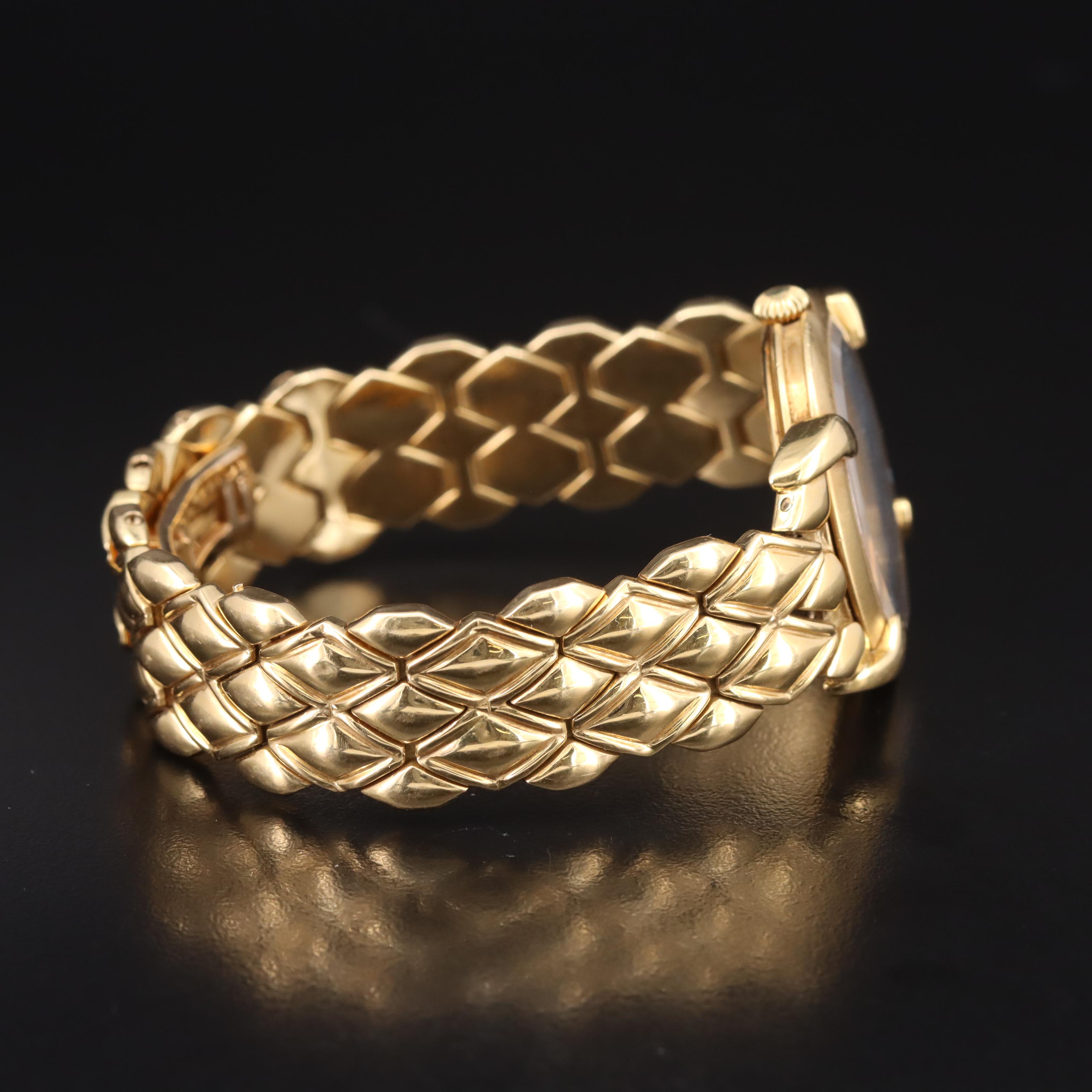 18K Chaumet Paris Elysees Diamond Dial Watch