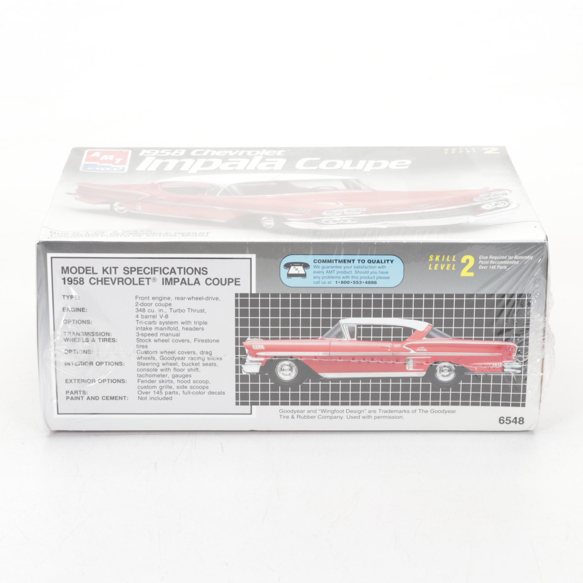 ERTL 1958 Chevrolet Impala and Other Model Kits