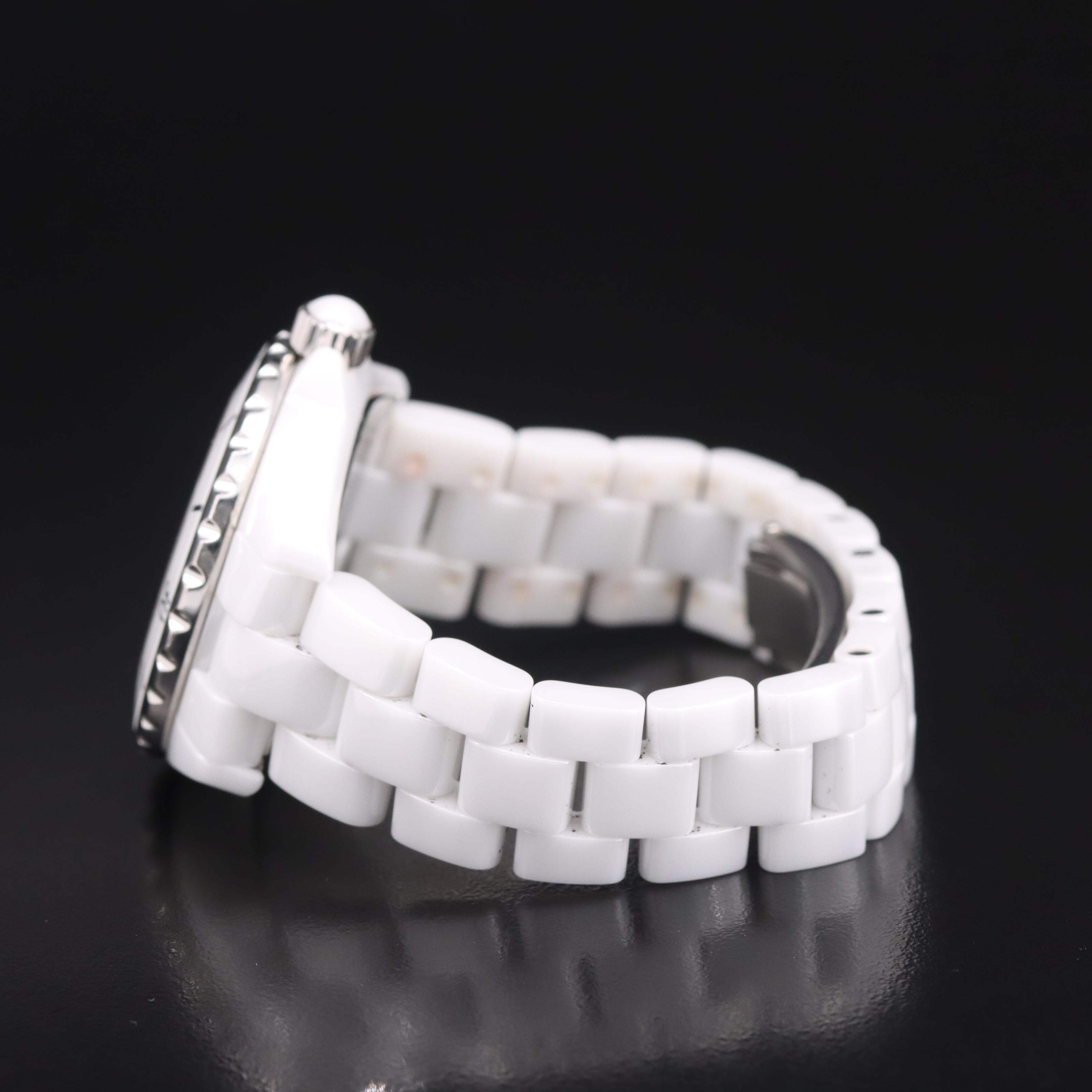 Chanel J12 Diamond Dial Ceramic Watch