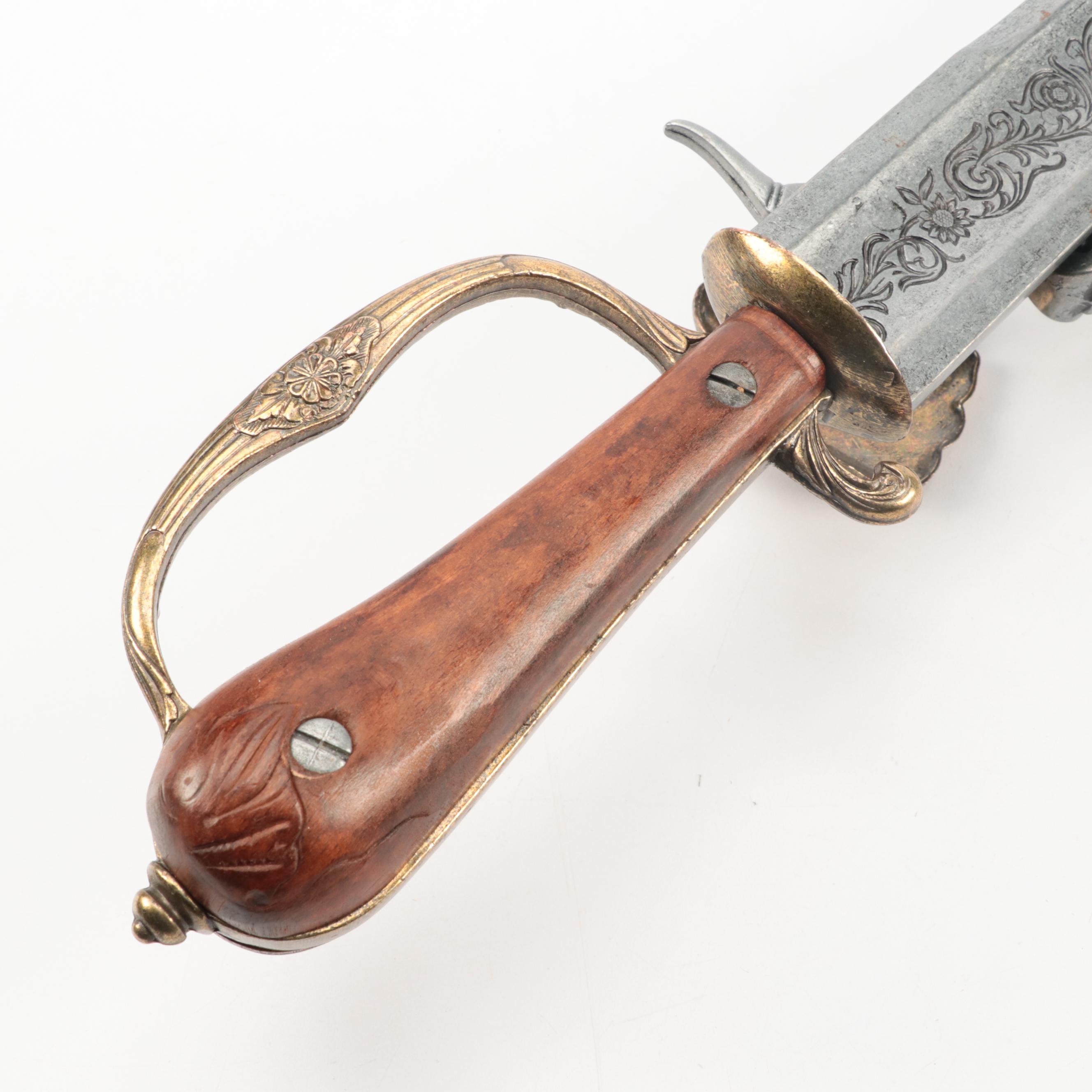 Denix Replica Flintlock Style Pistol Fantasy Sword