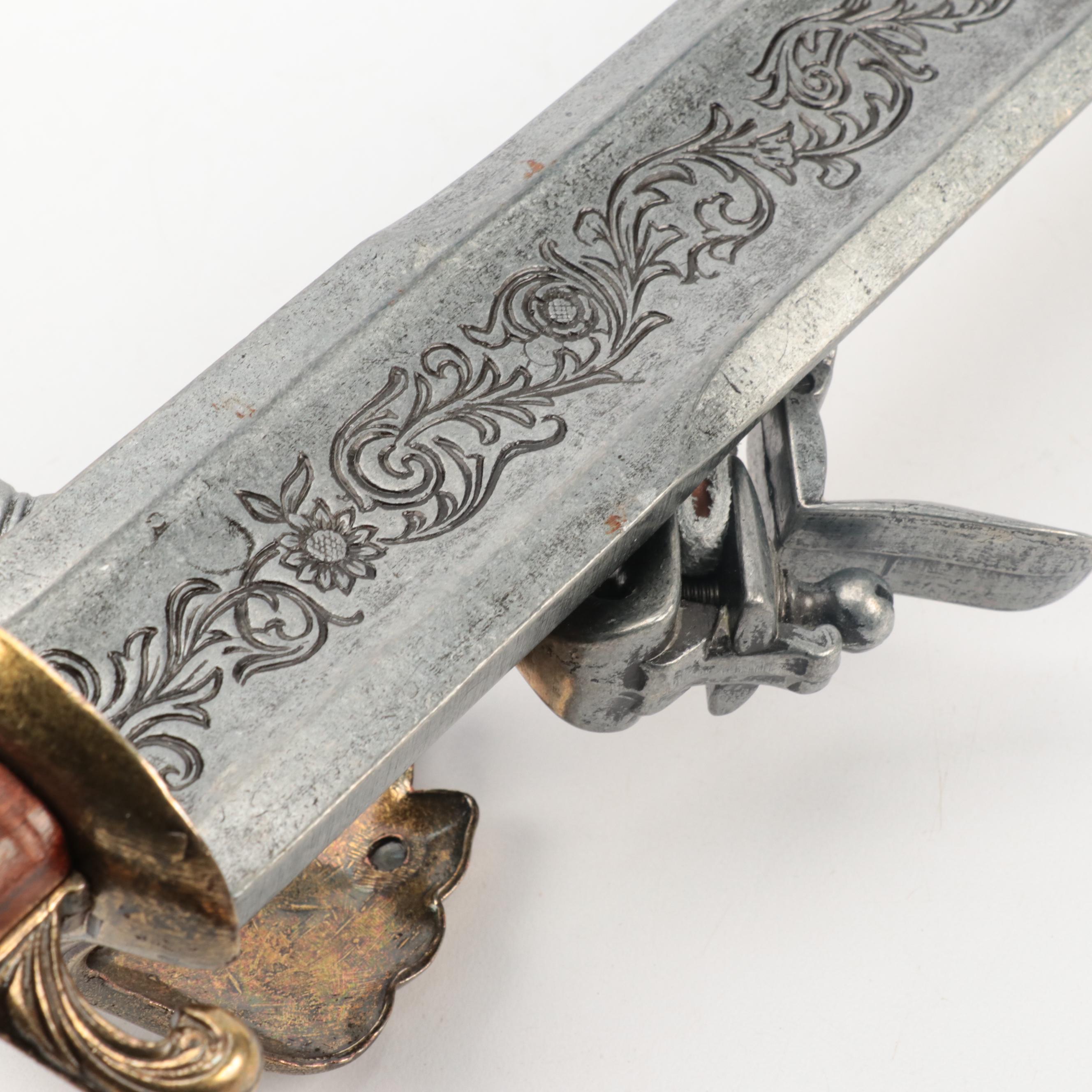 Denix Replica Flintlock Style Pistol Fantasy Sword