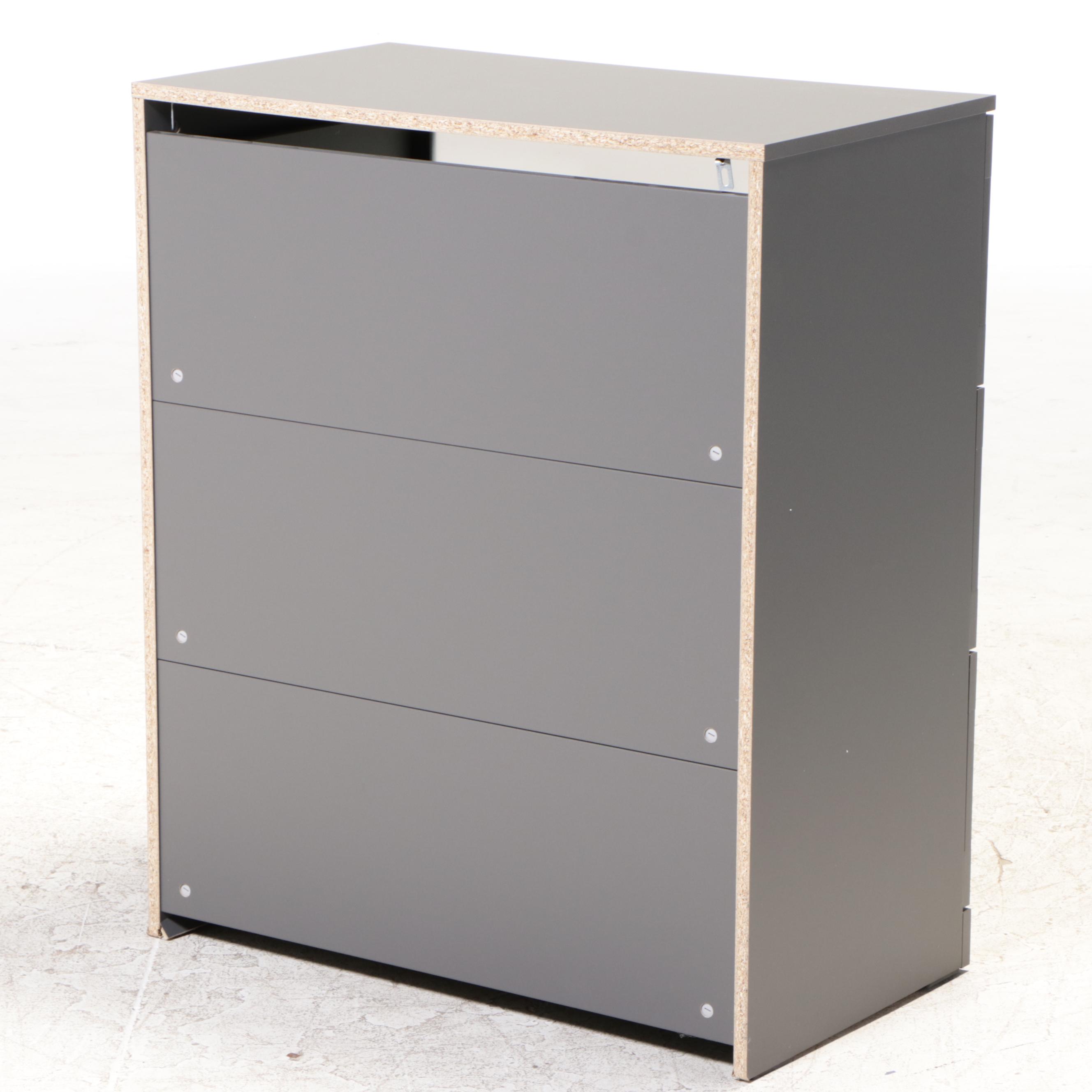 IKEA BRIMNES Gray Laminate Chest of Drawers