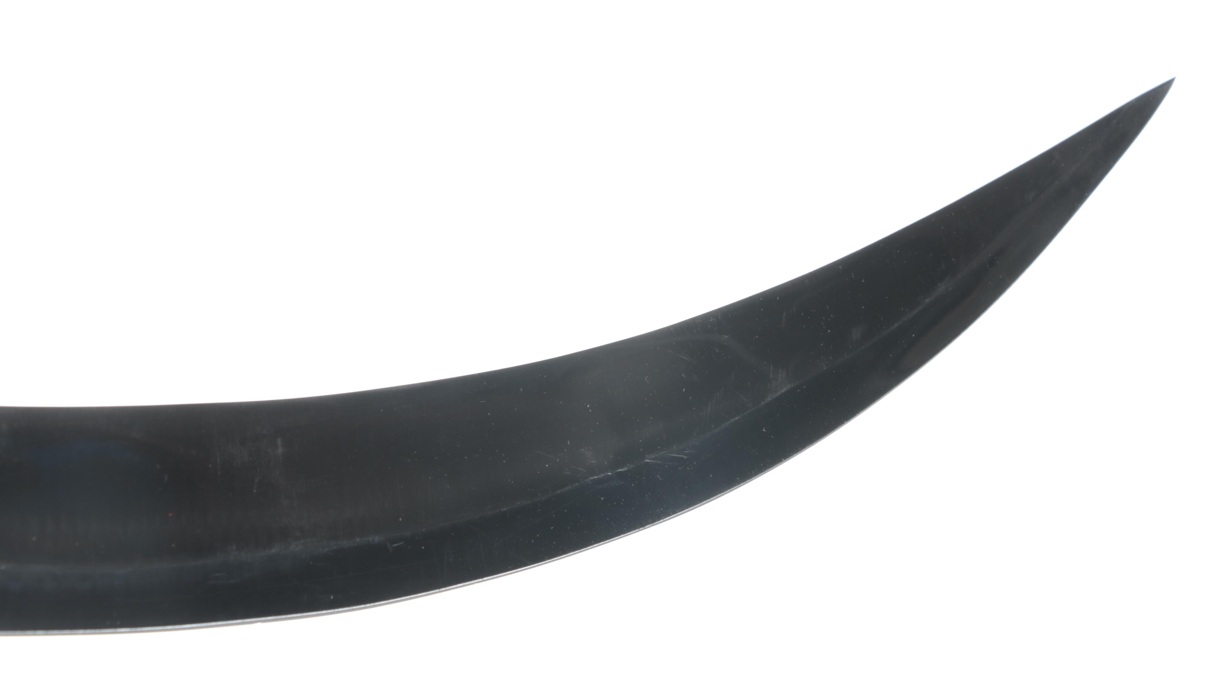 Stainless Steel Fantasy Pirate Cutlass Reproduction with Leather Scabbard