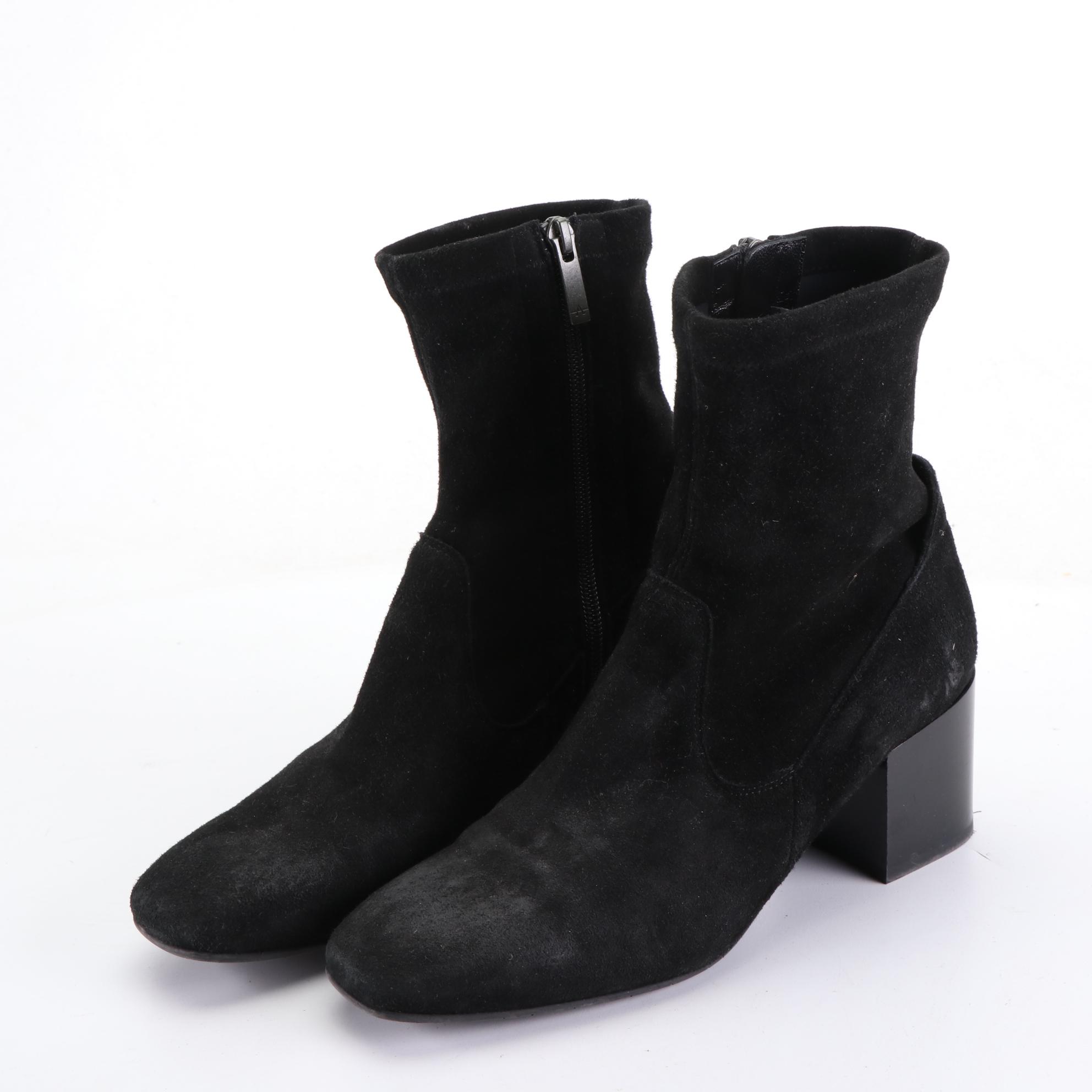 Aquatalia Suede Ankle Boots and Boutique 9 Javan Strappy Sandals with Box