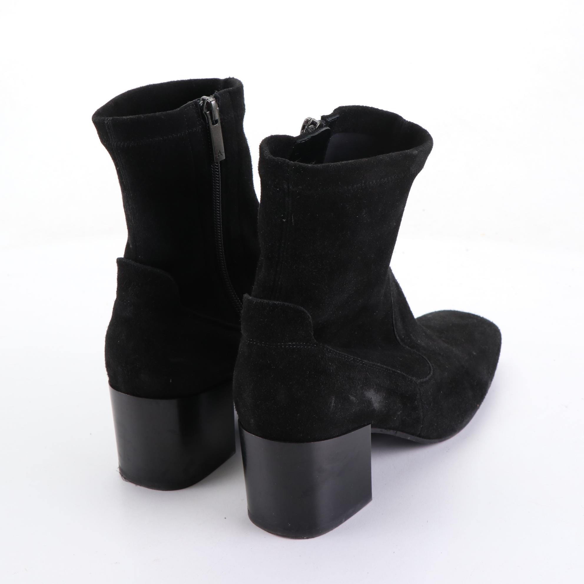 Aquatalia Suede Ankle Boots and Boutique 9 Javan Strappy Sandals with Box